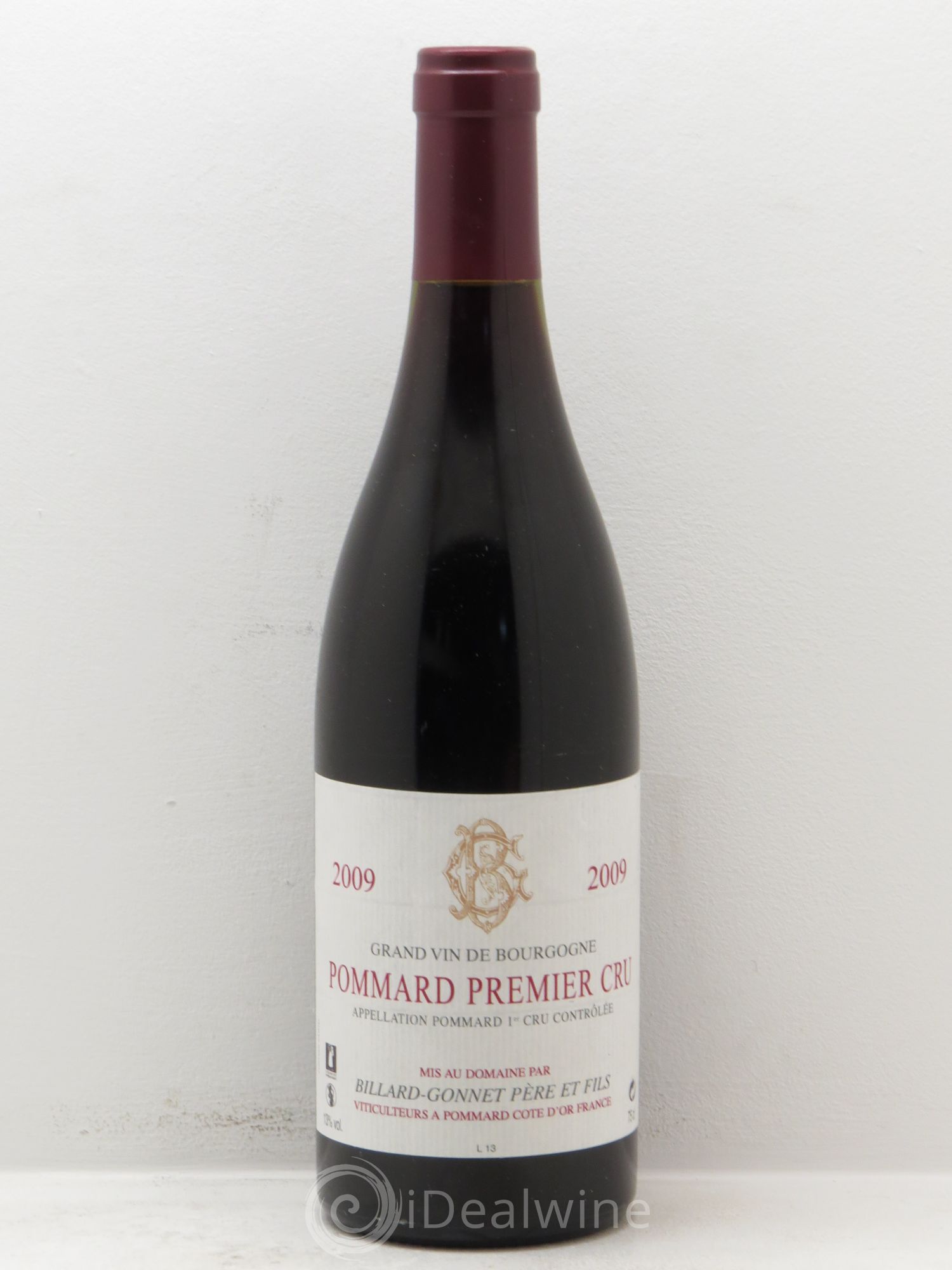 Pommard 1er Cru Domaine Billard Gonnet 2009 - Posten von 1 Flasche - 0