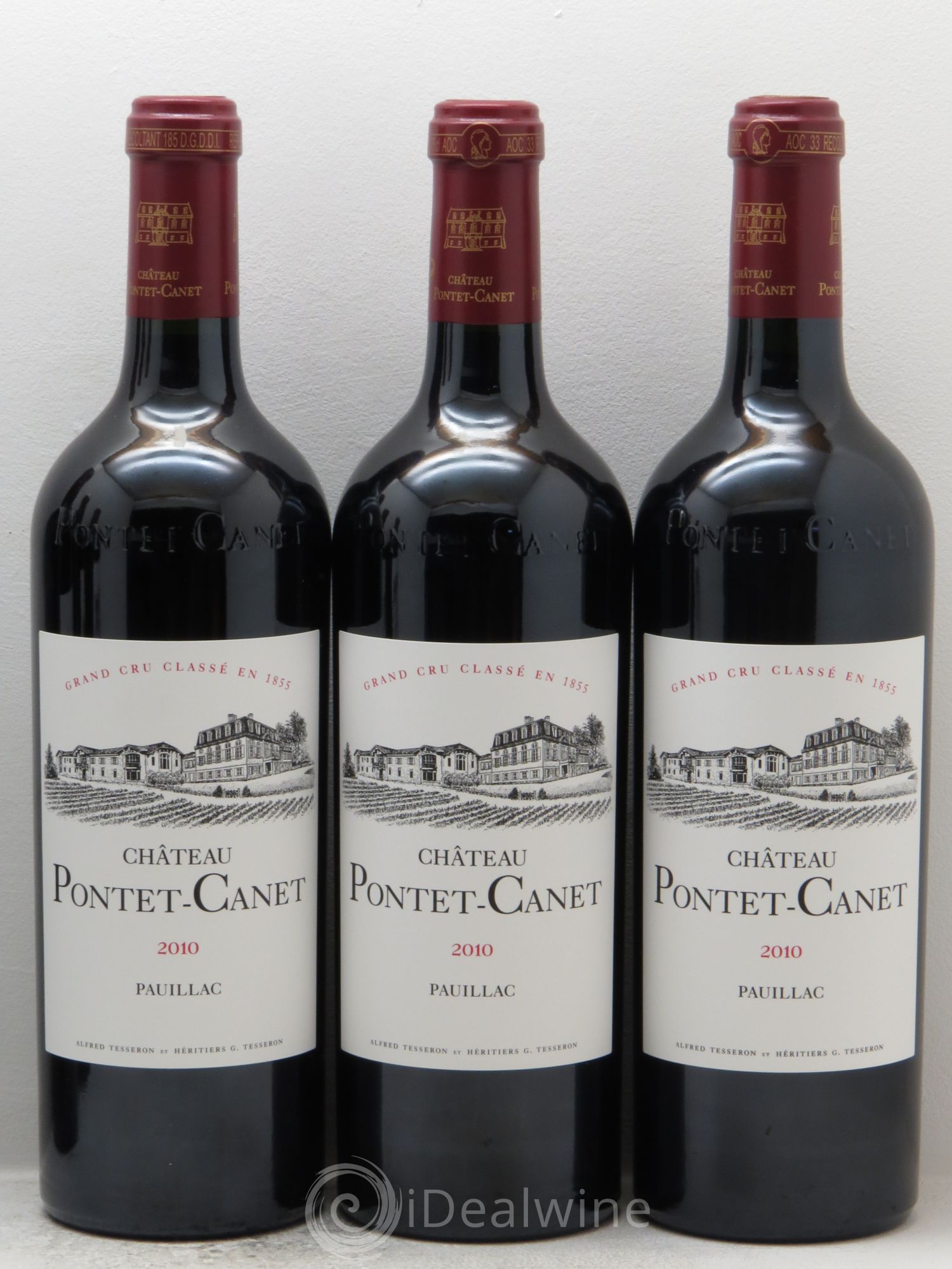 Château Pontet Canet 5ème Grand Cru Classé 2010 - Lot de 6 bouteilles - 1