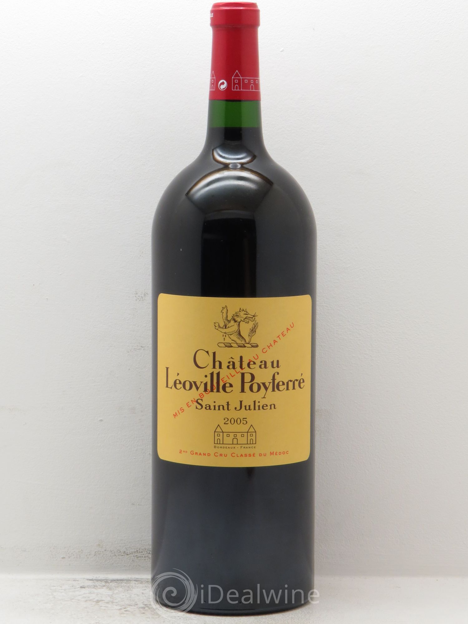 Château Léoville Poyferré 2ème Grand Cru Classé 2005 - Lot de 1 magnum - 0