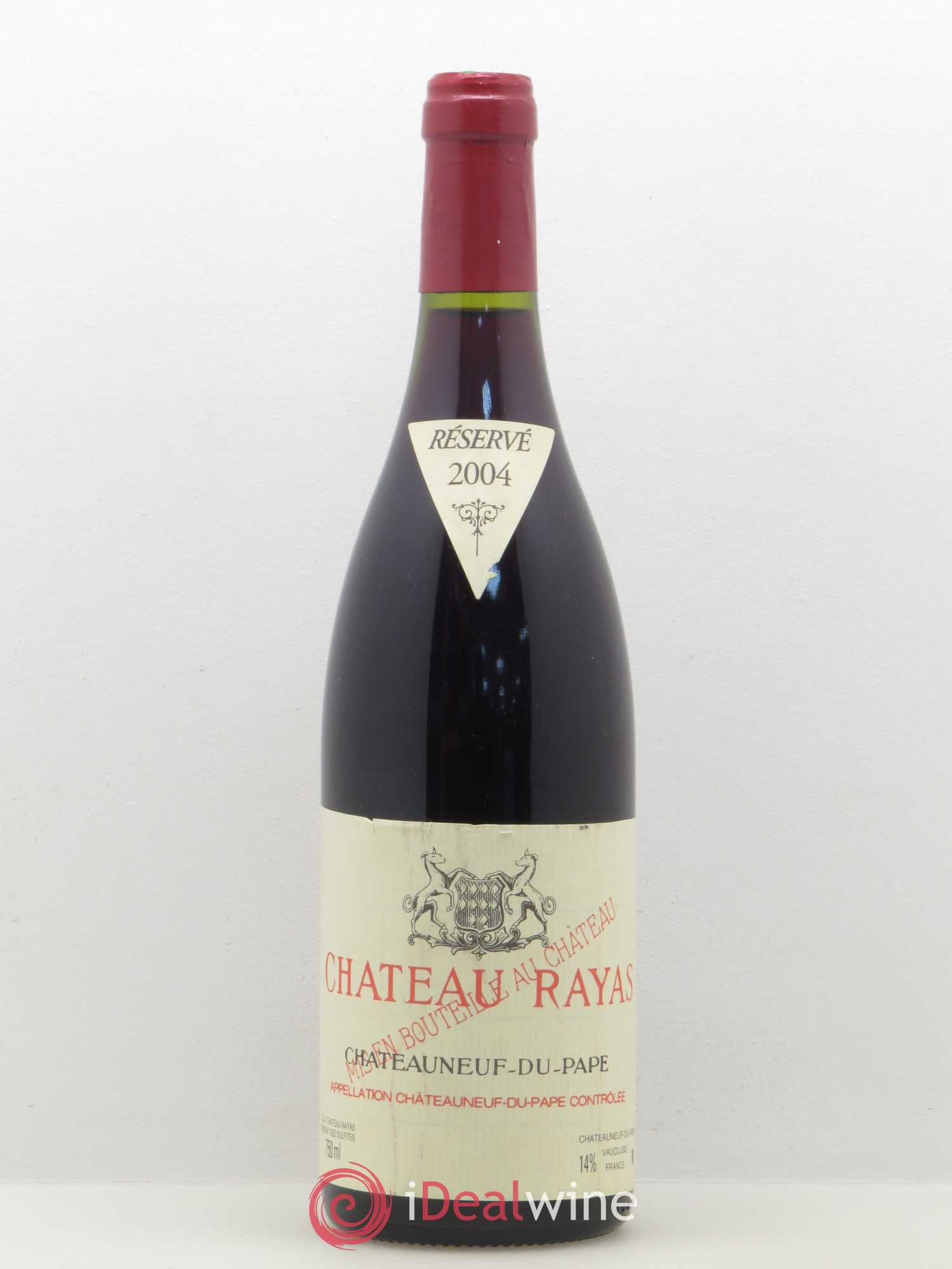 Châteauneuf-du-Pape Château Rayas Emmanuel Reynaud 2004 - Lot de 1 bouteille - 0