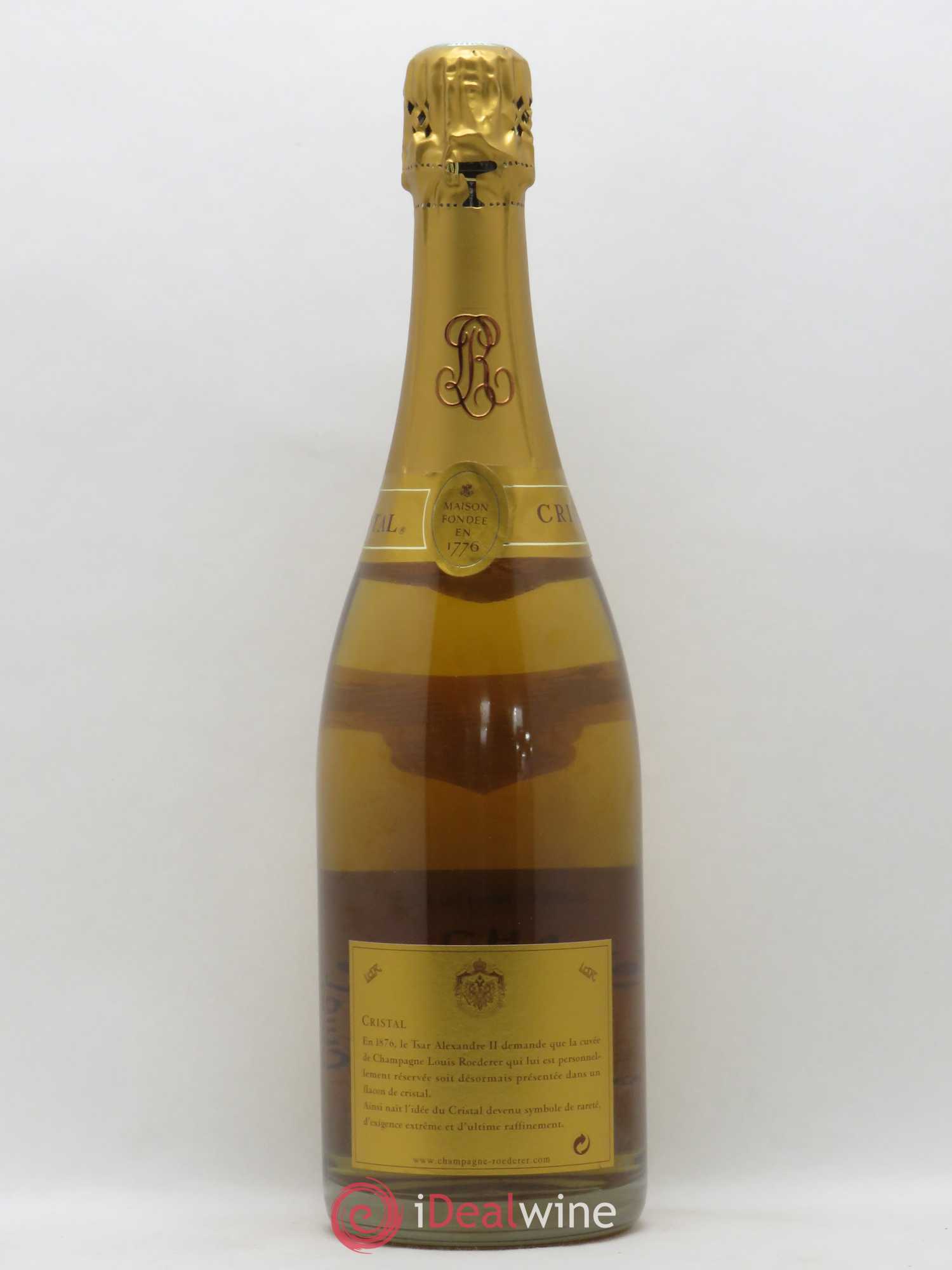 Cristal Louis Roederer 1996 - Lot de 1 bouteille - 1
