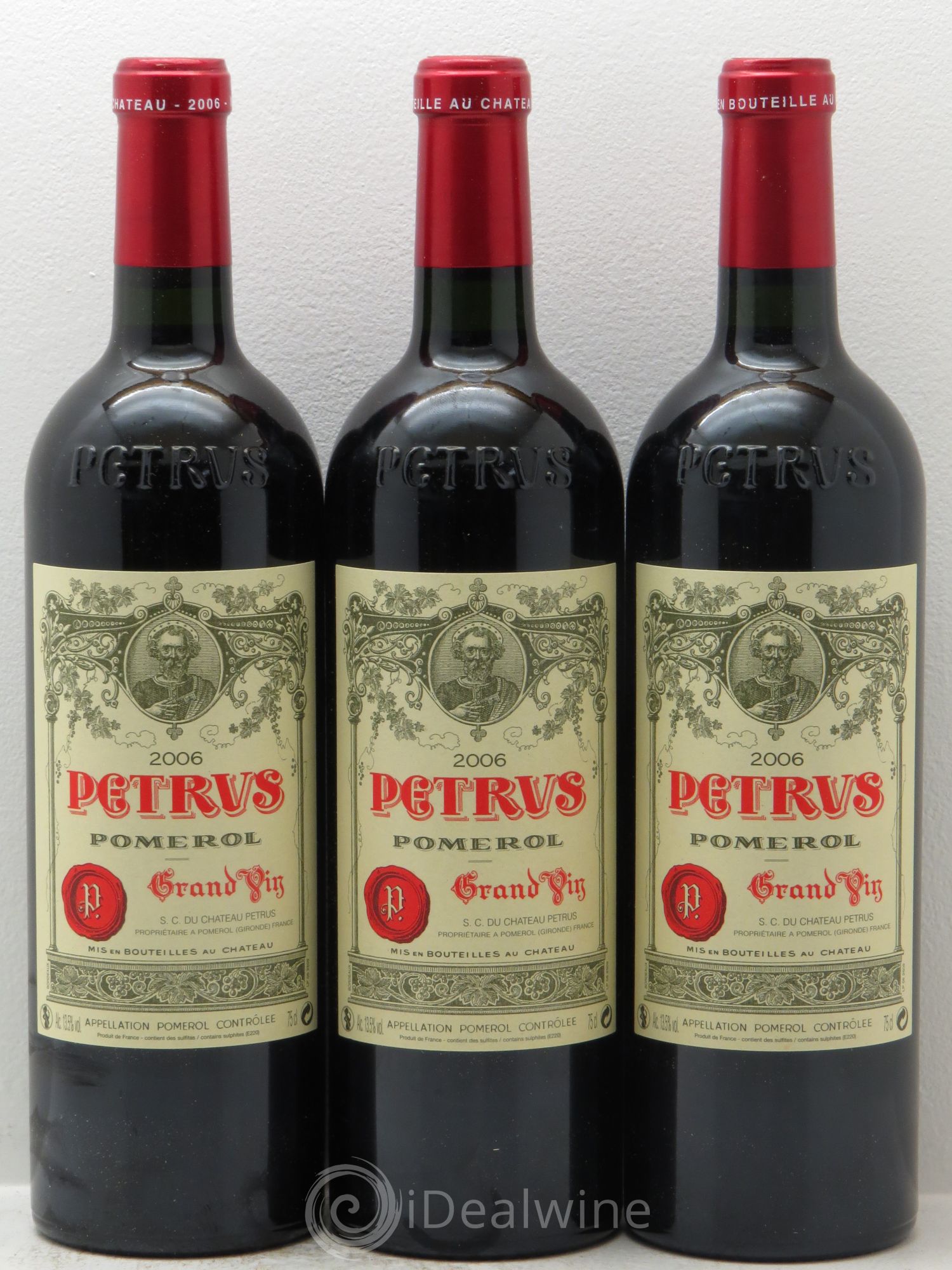 Petrus 2006 - Lot de 3 bouteilles - 0