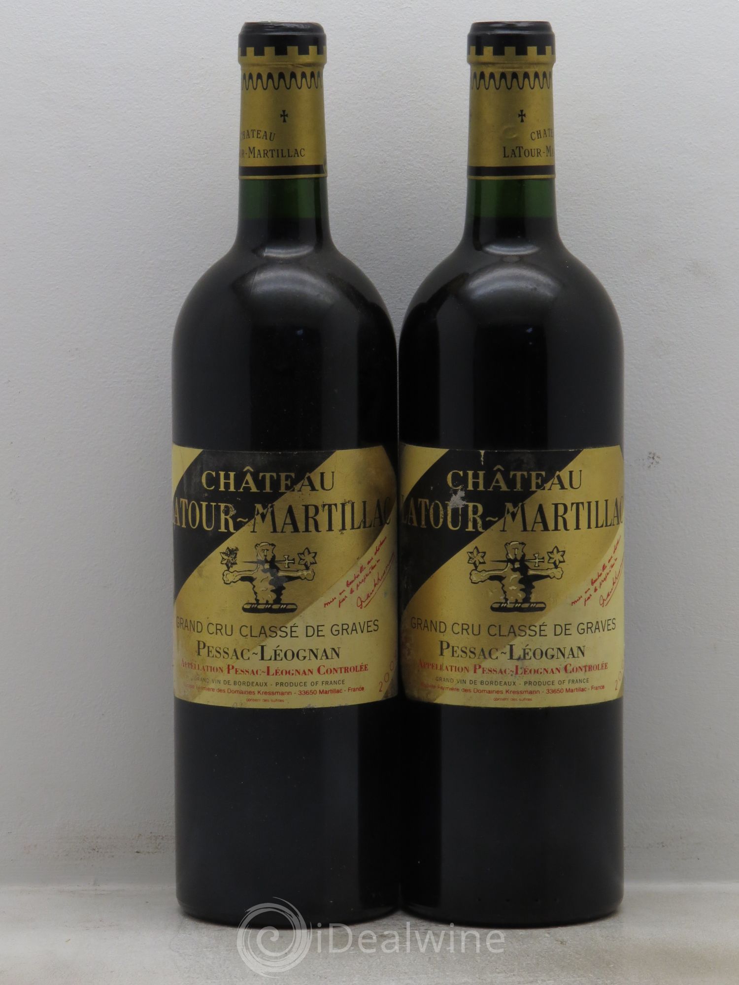 Château Latour-Martillac Cru Classé de Graves 2004 - Lot de 2 bouteilles - 0