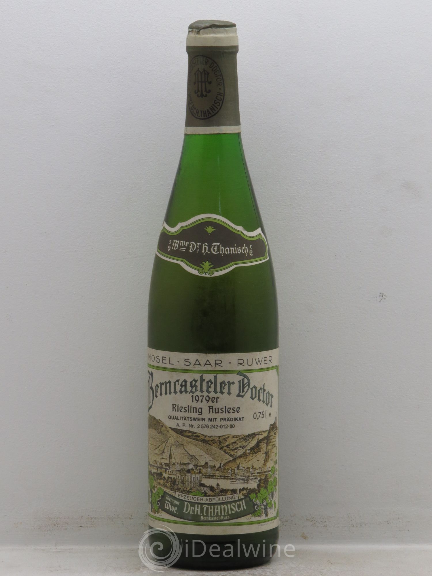 Riesling Bernasteler Doctor Riesling Auslese Mosel Saar Ruwer Doctor H Thanish 1979 - Posten von 1 Flasche - 0