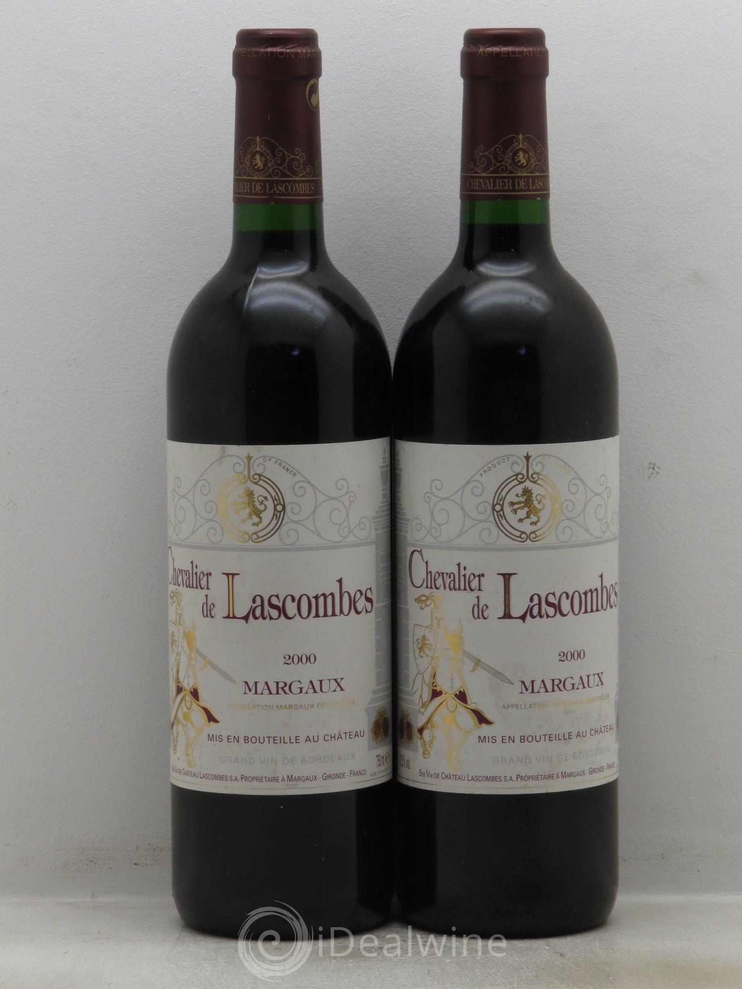 Chevalier de Lascombes Second Vin 2000 - Lot de 2 bouteilles - 0