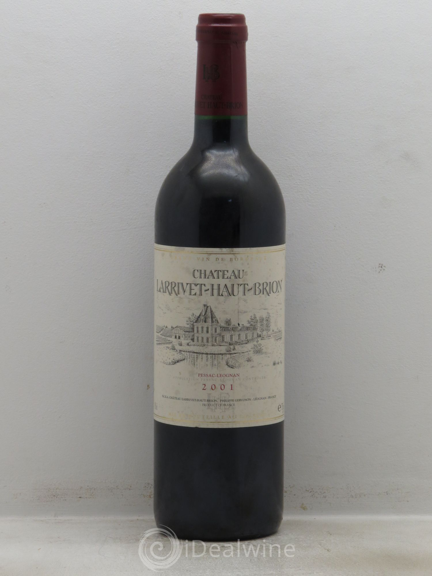 Château Larrivet Haut-Brion 2001 - Lot de 1 bouteille - 0