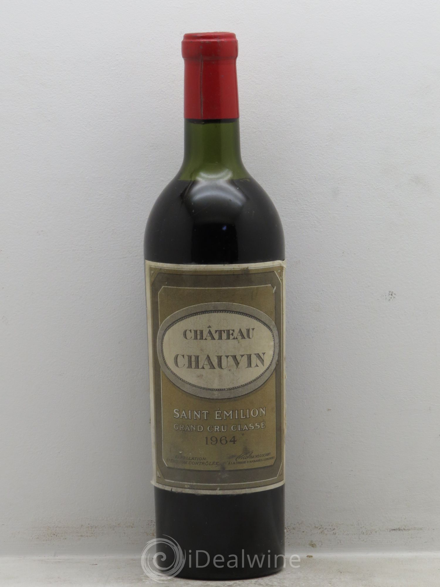 Château Chauvin Grand Cru Classé 1964 - Lot de 1 bouteille - 0