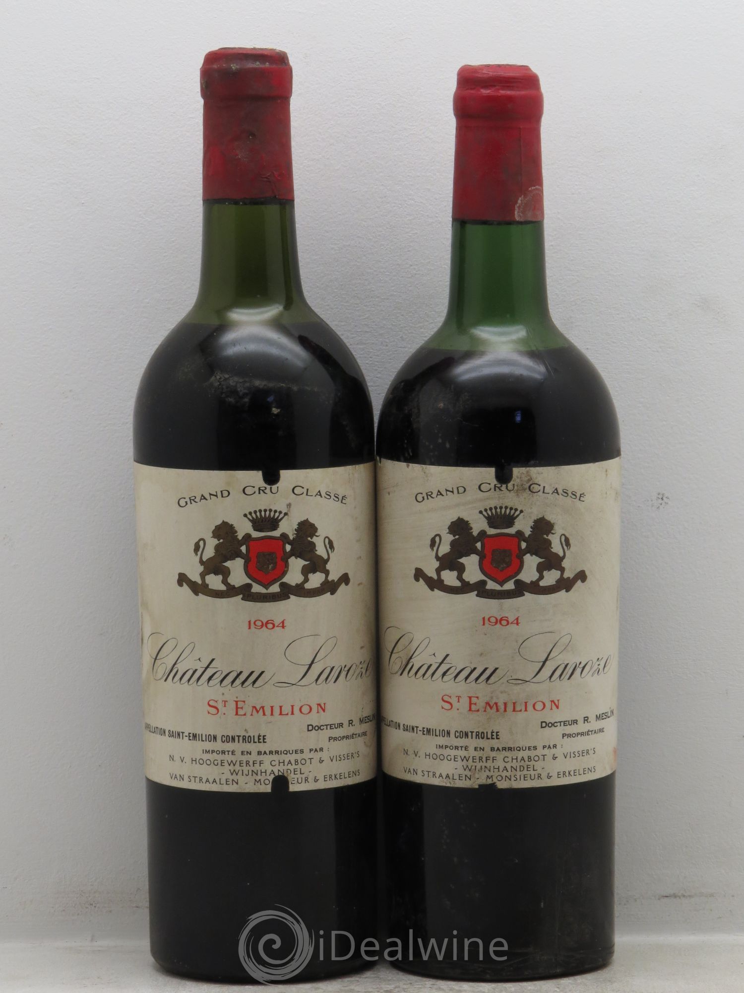 Montagne Saint-Émilion Château Laroze-Bayard 1964 - Posten von 2 Flaschen - 0