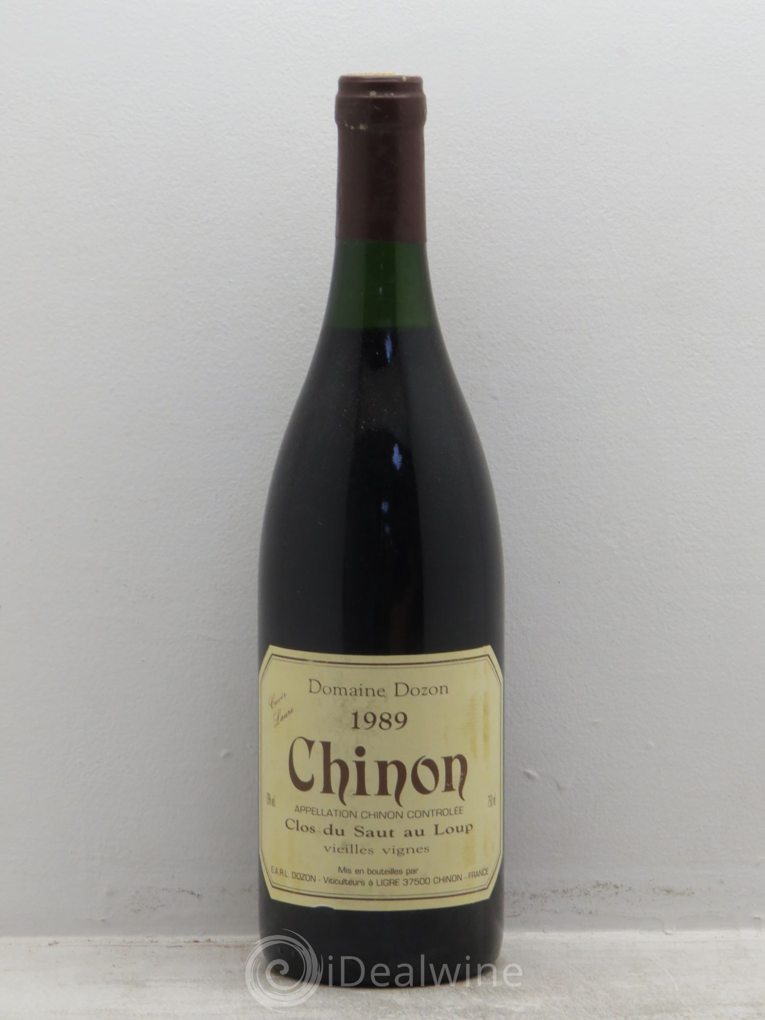 Chinon Clos du Saut au Loup Cuvée Laure Vieilles Vignes Domaine Dozon 1989 - Posten von 6 Flaschen - 0