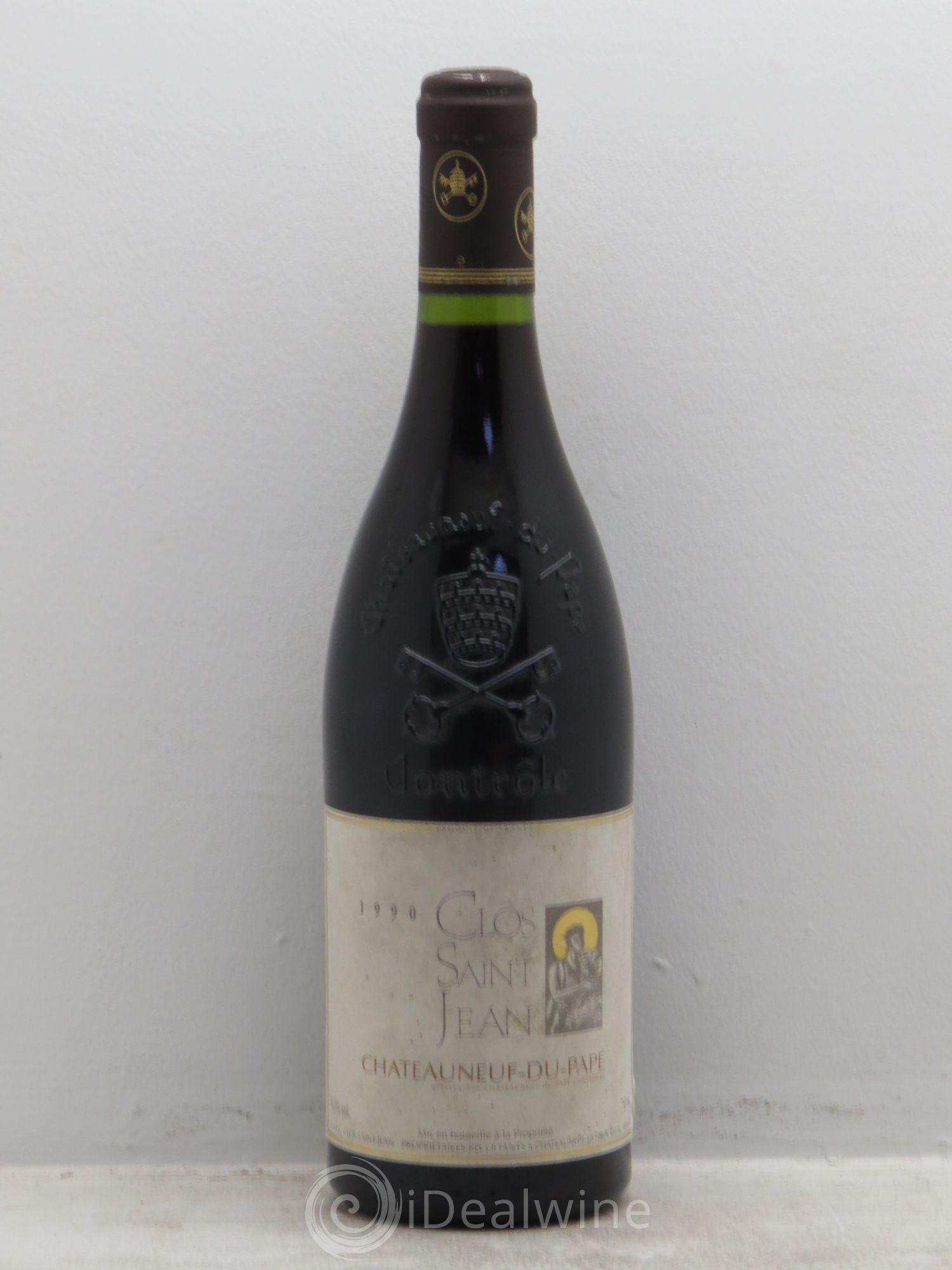 Châteauneuf-du-Pape Clos Saint-Jean Pascal et Vincent Maurel 1990 - Lot de 1 bouteille - 0
