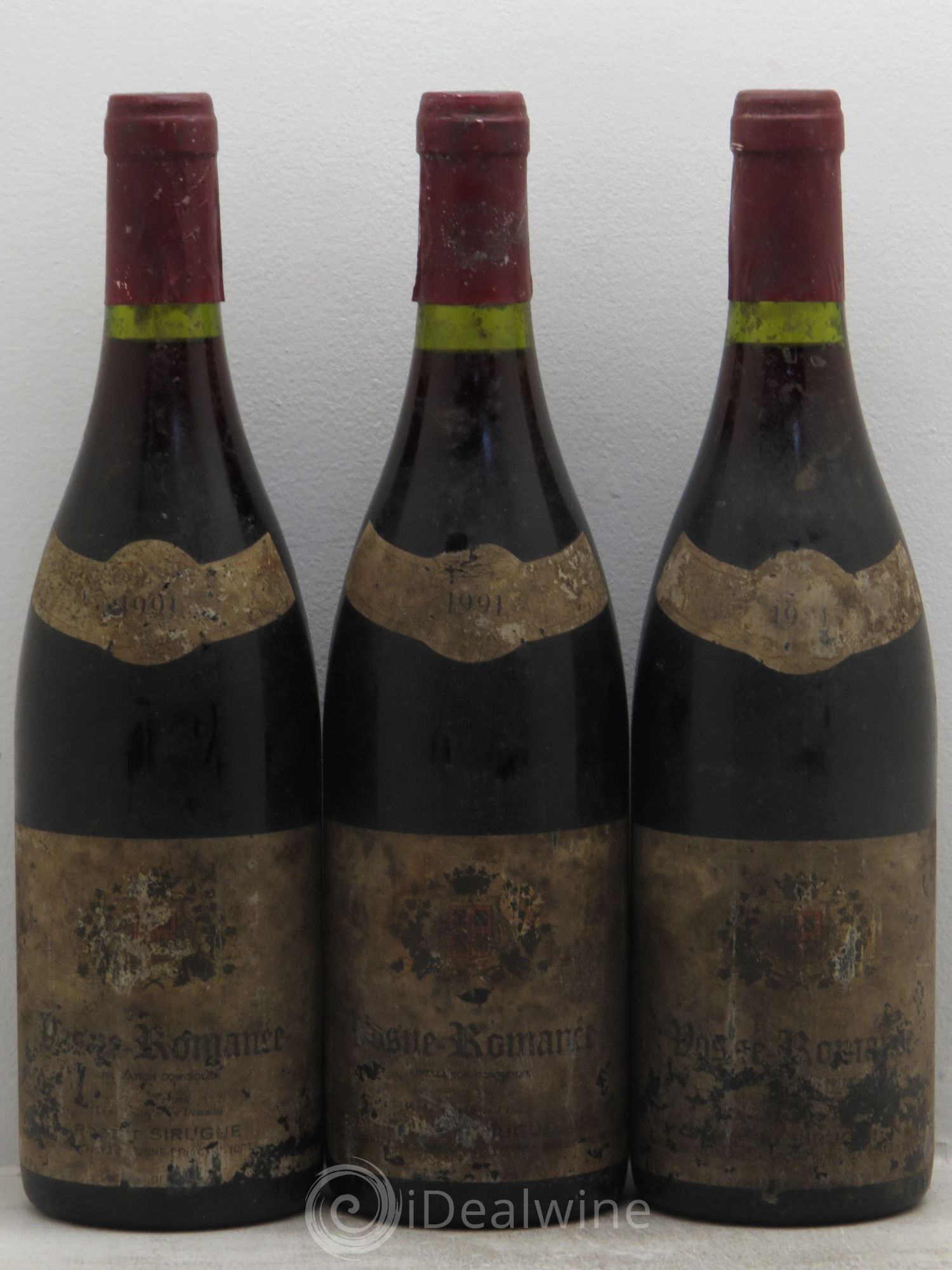 Vosne-Romanée Robert Sirugue 1991 - Posten von 3 Flaschen - 0