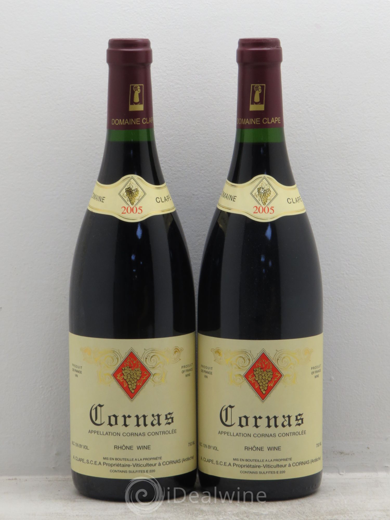 Cornas Auguste Clape 2005 - Lot de 2 bouteilles - 0
