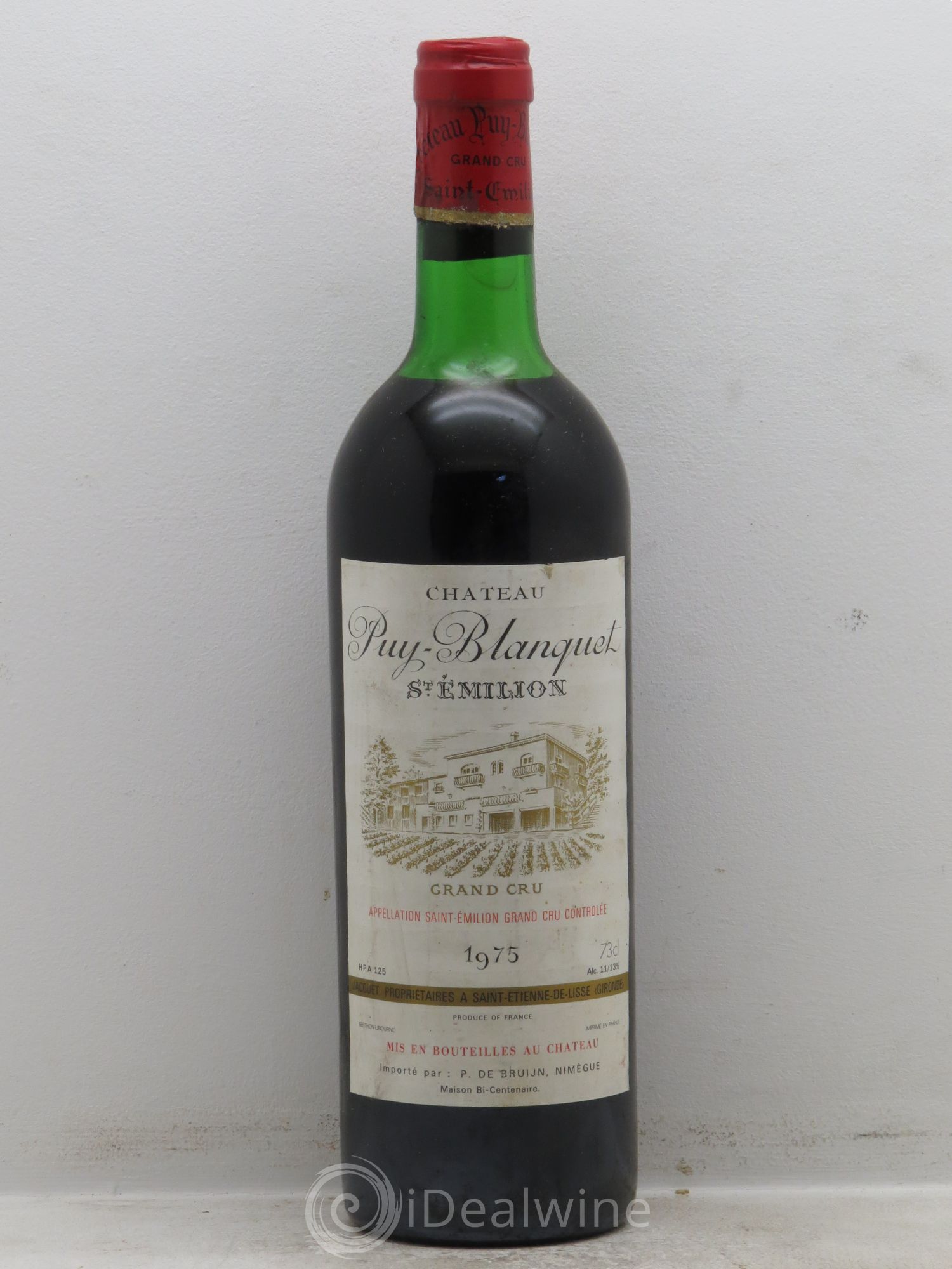Château Puy Blanquet 1975 - Lot de 1 bouteille - 0