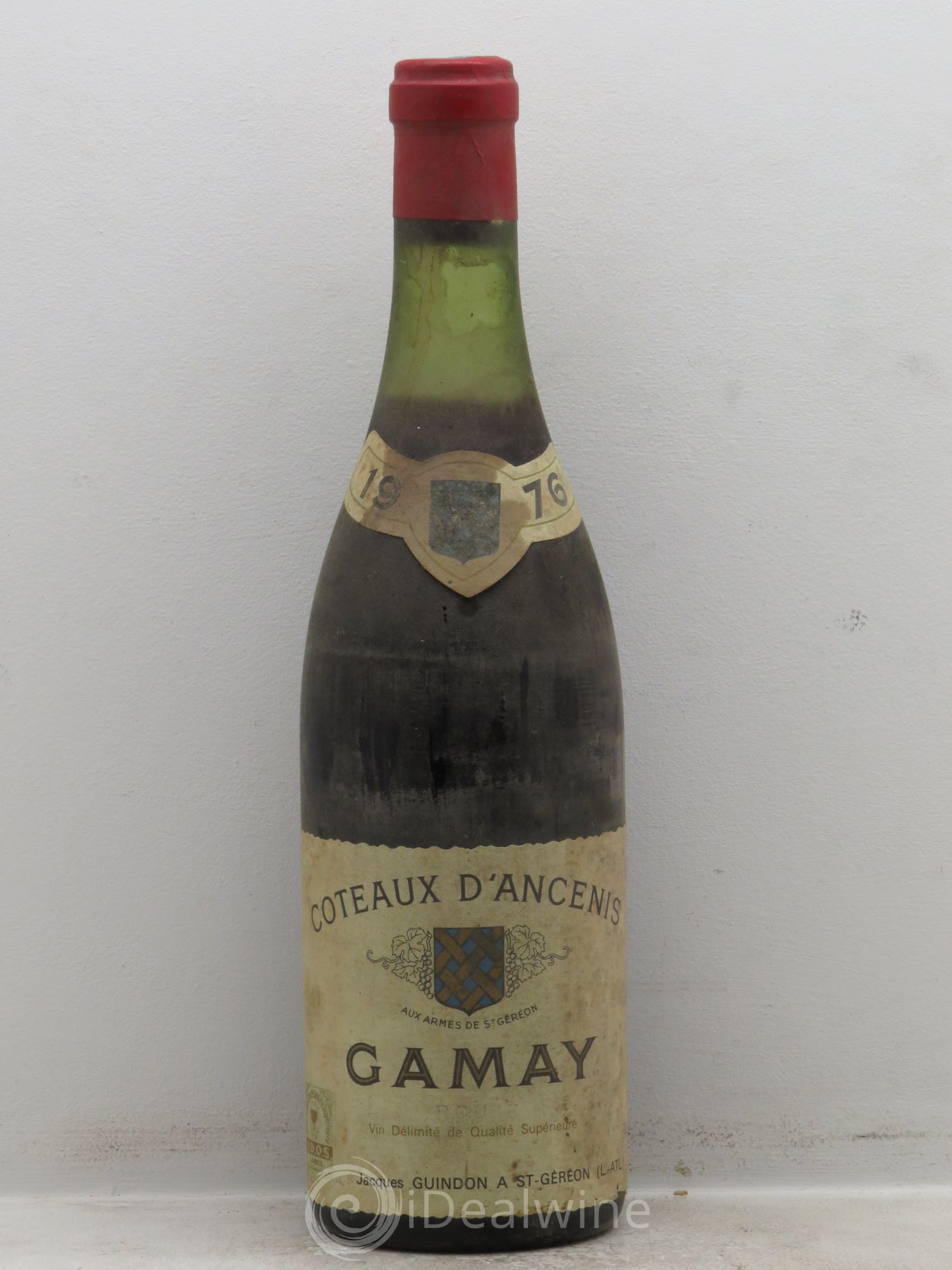 Divers Coteaux d'Ancenis Domaine Guindon Gamay 1976 - Posten von 1 Flasche - 0