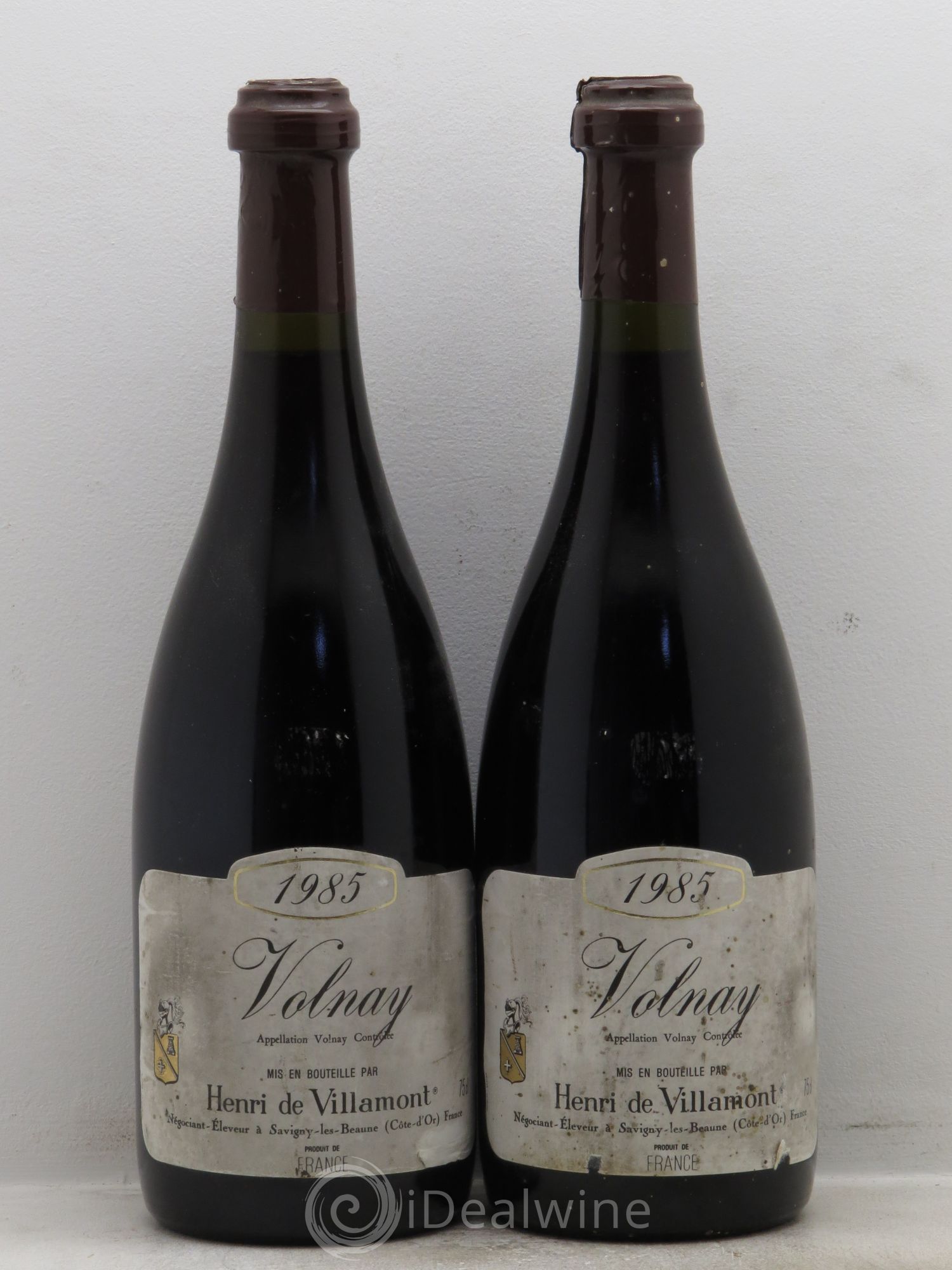 Volnay H.de Villamont 1985 - Posten von 2 Flaschen - 0