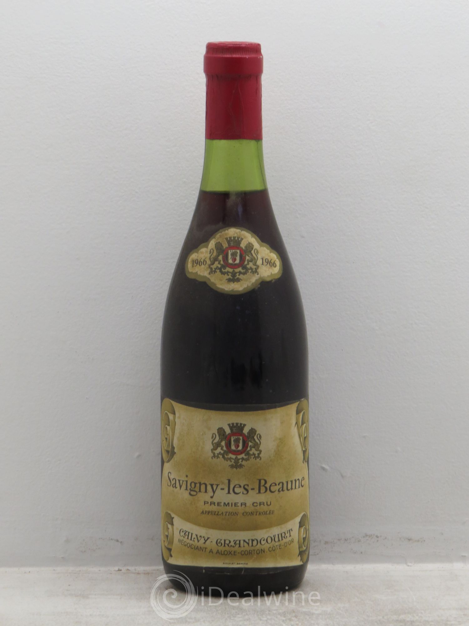 Savigny-lès-Beaune Calvy Grandcourt 1966 - Posten von 1 Flasche - 0