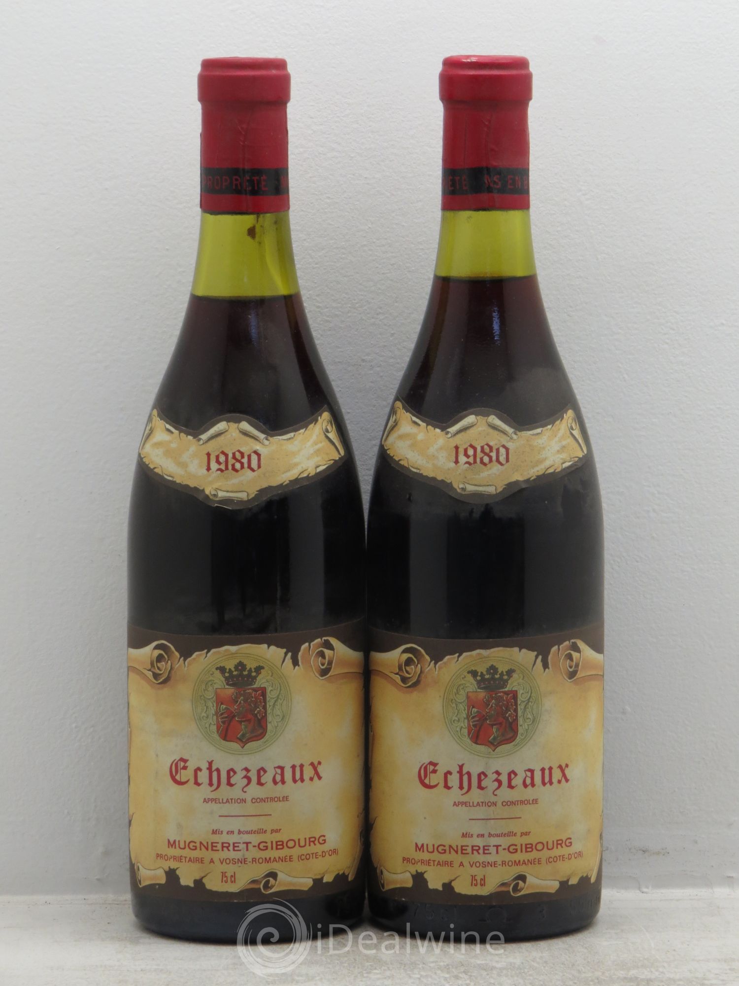 Echezeaux Grand Cru Mugneret-Gibourg (Domaine) 1980 - Lot de 2 bouteilles - 0