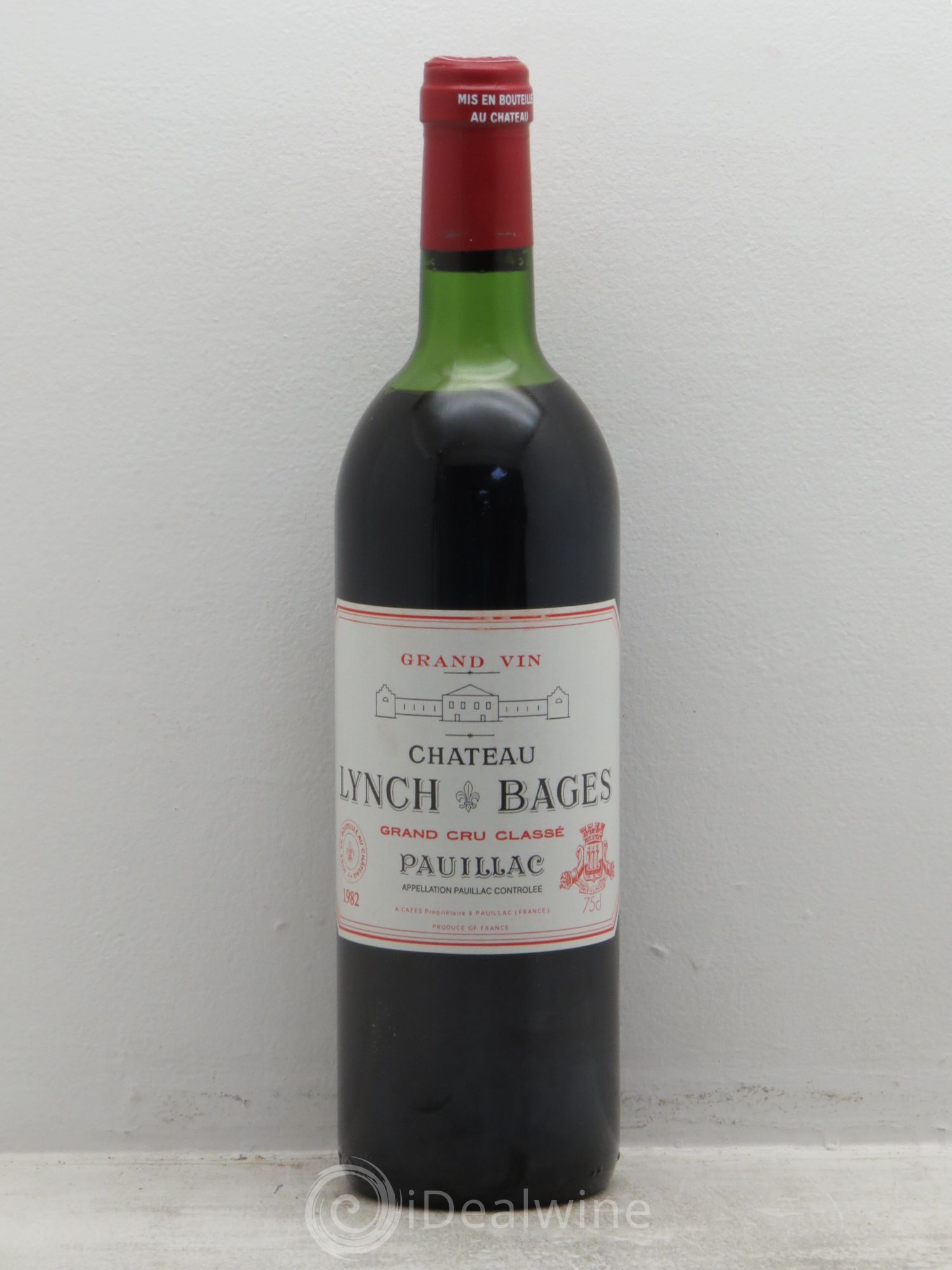 Château Lynch Bages 5ème Grand Cru Classé 1982 - Lot de 1 bouteille - 0