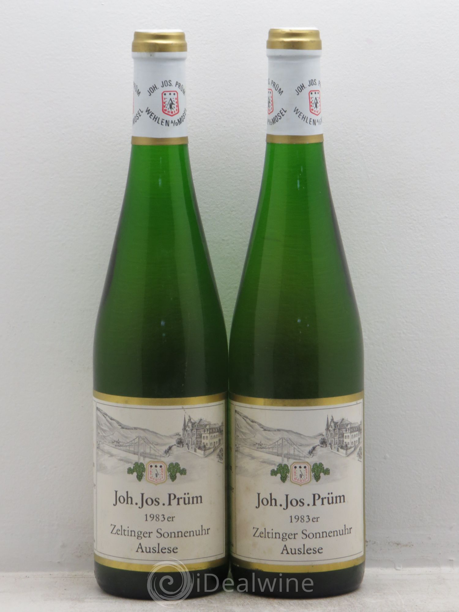 Riesling Joh. Jos. Prüm Zeltinger Sonnenuhr Riesling Auslese 1983 - Posten von 2 Flaschen - 0