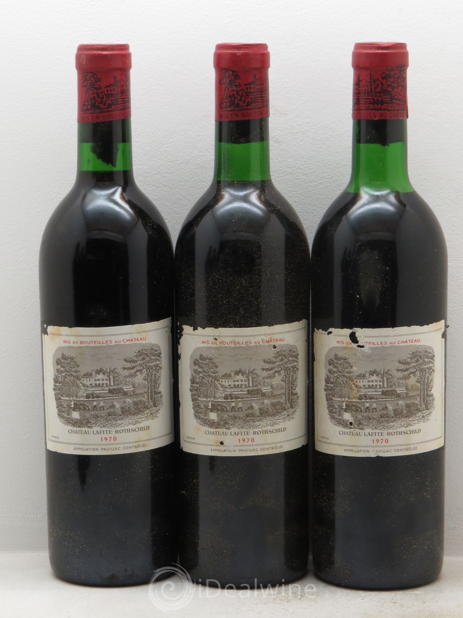Château Lafite Rothschild 1er Grand Cru Classé 1970 - Lot de 12 bouteilles - 3