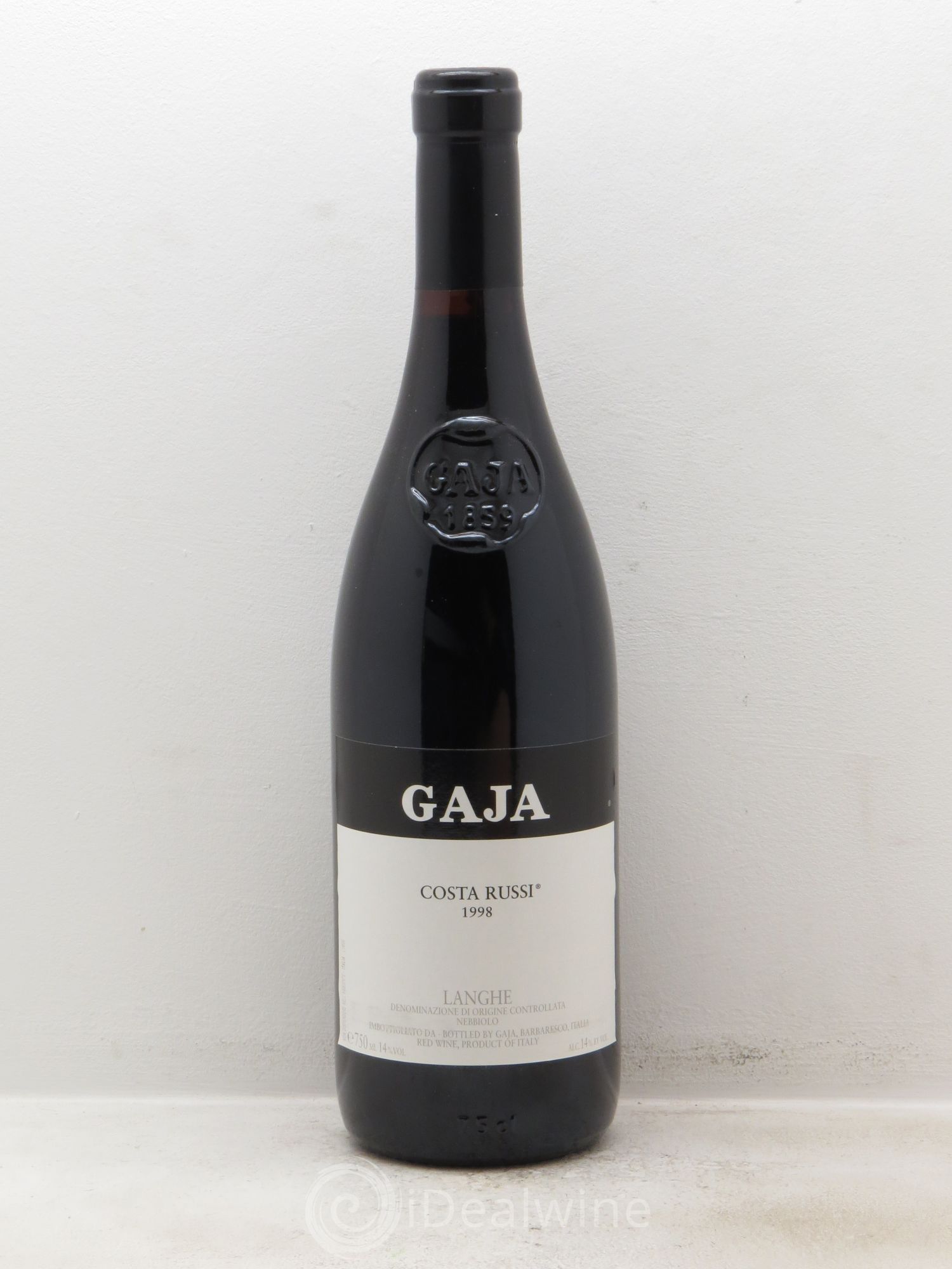 Langhe DOC Nebbiolo Costa Russi Angelo Gaja 1998 - Posten von 1 Flasche - 0