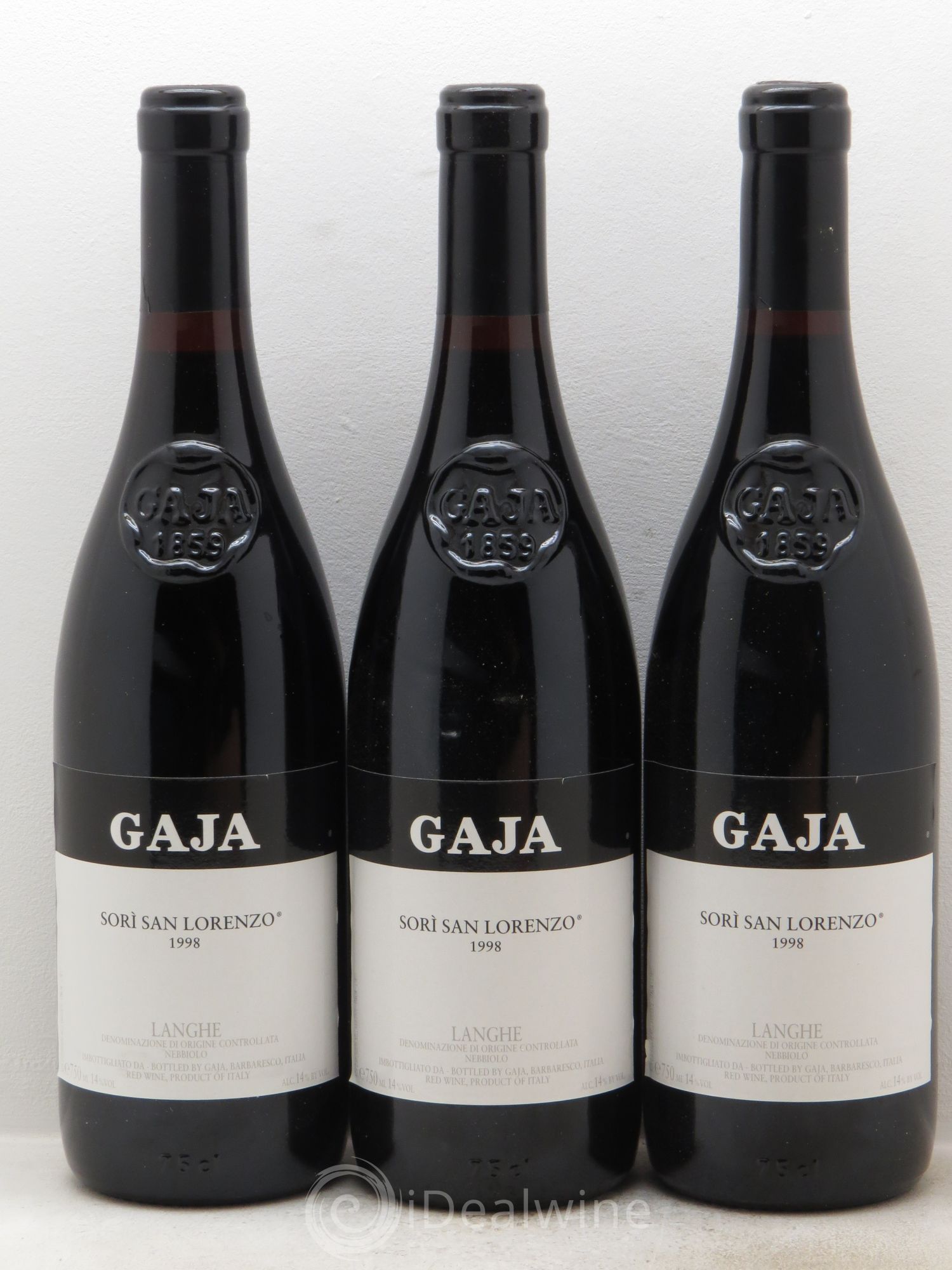 Langhe DOC Sori San Lorenzo Angelo Gaja 1998 - Lot de 12 bouteilles - 4