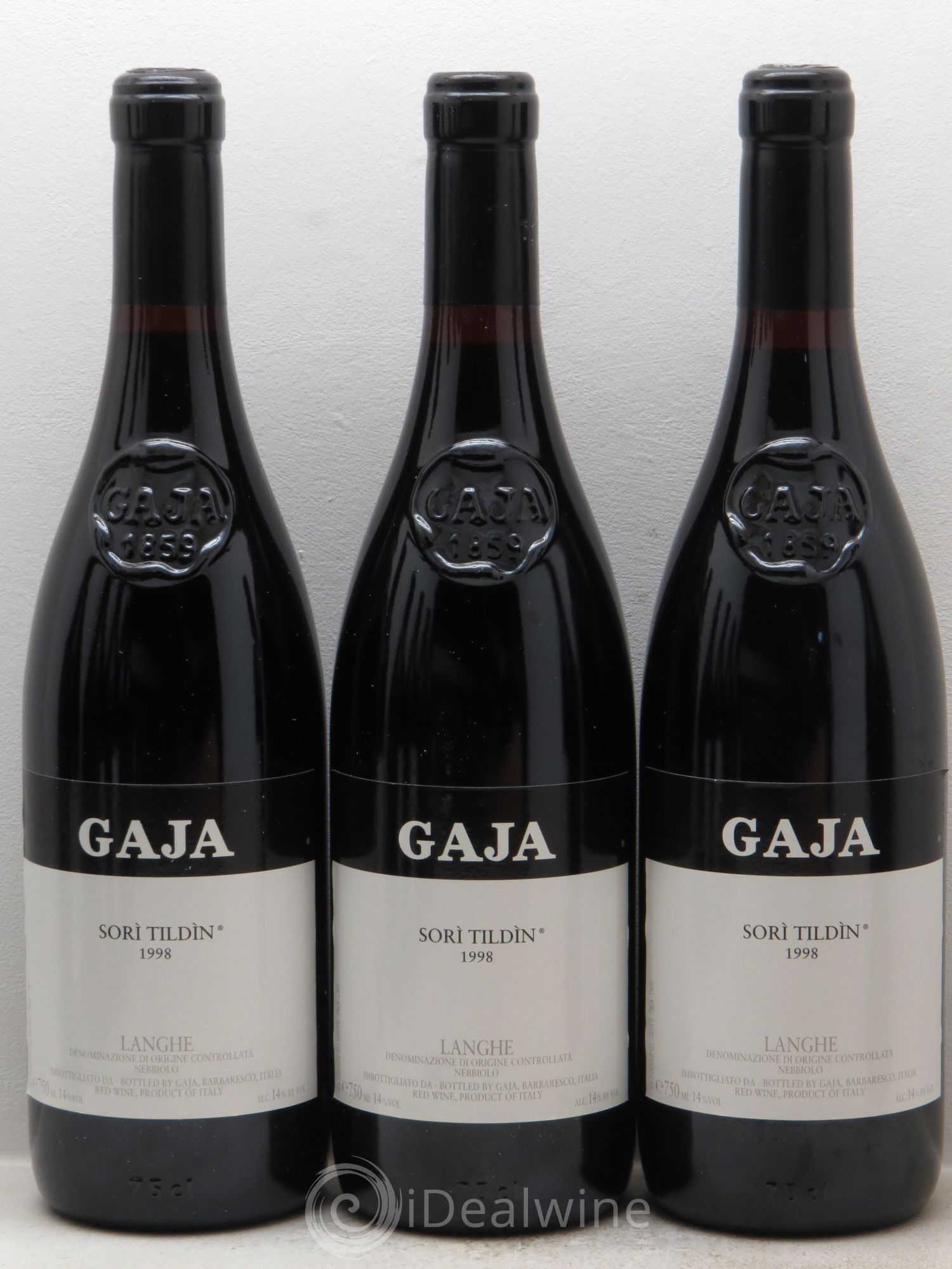 Langhe Sorì Tildìn Gaja 1998 - Lot de 12 bouteilles - 2
