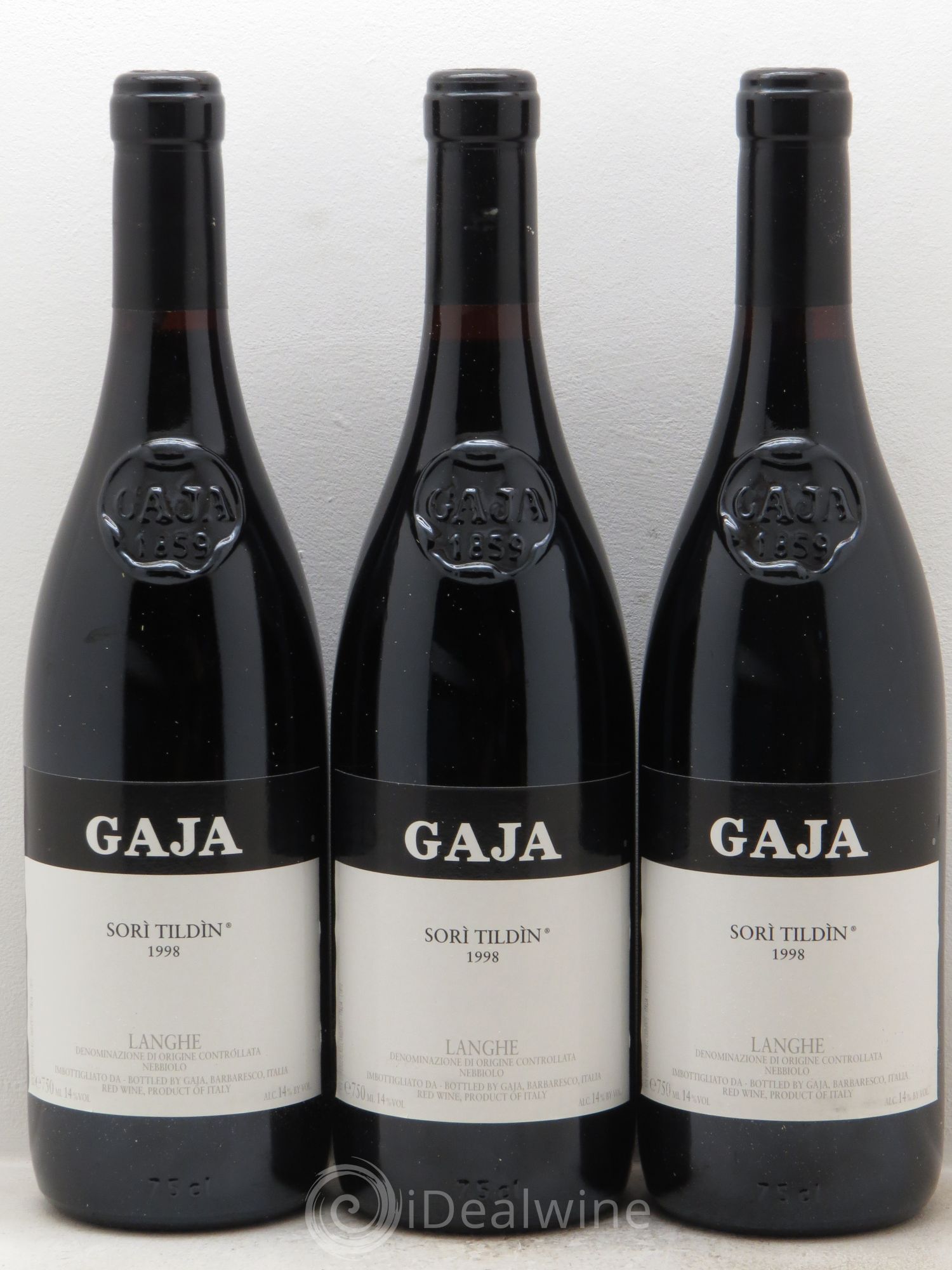Langhe Sorì Tildìn Gaja 1998 - Lot de 12 bouteilles - 4