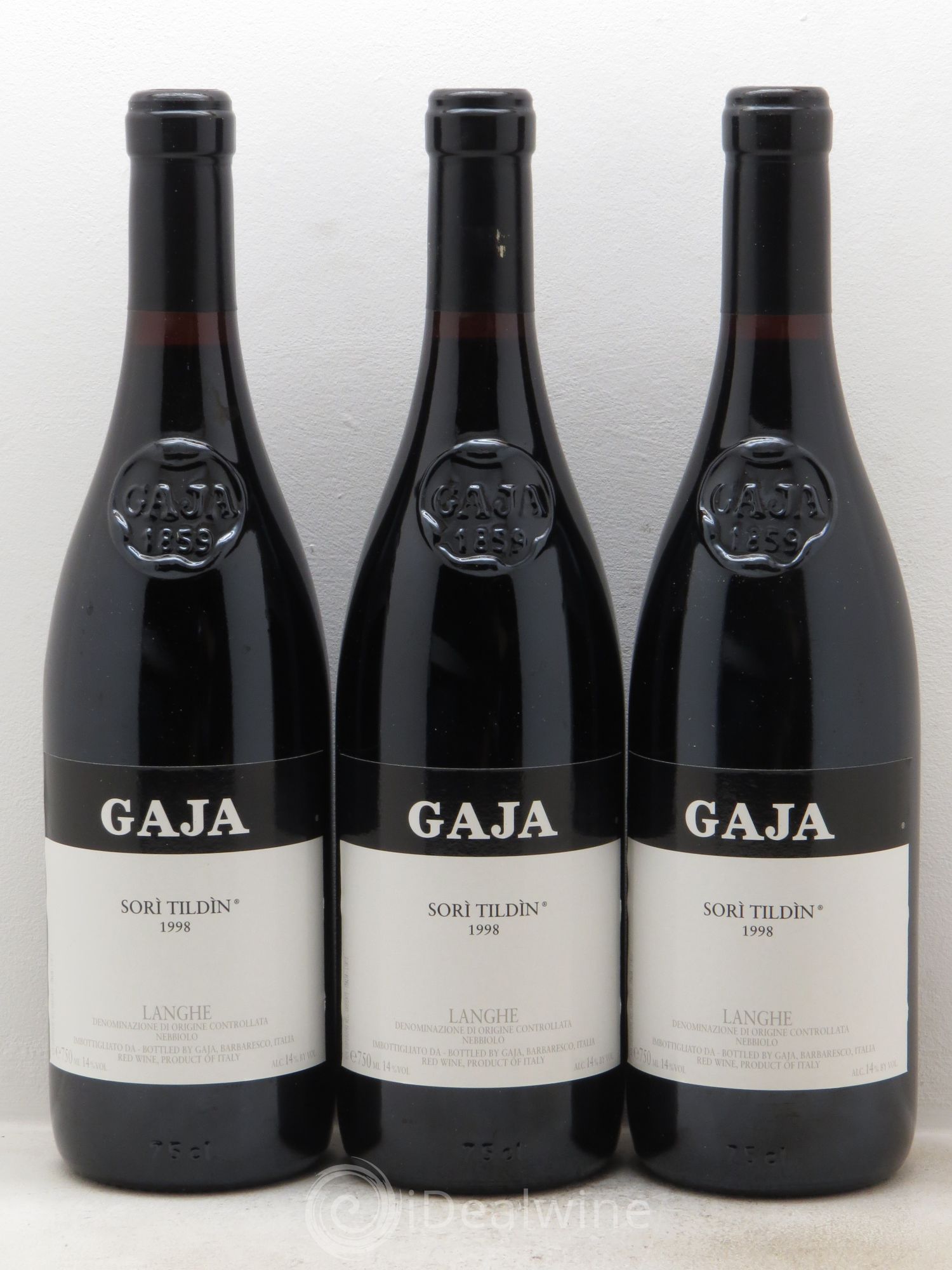Langhe Sorì Tildìn Gaja 1998 - Lot de 6 bouteilles - 2