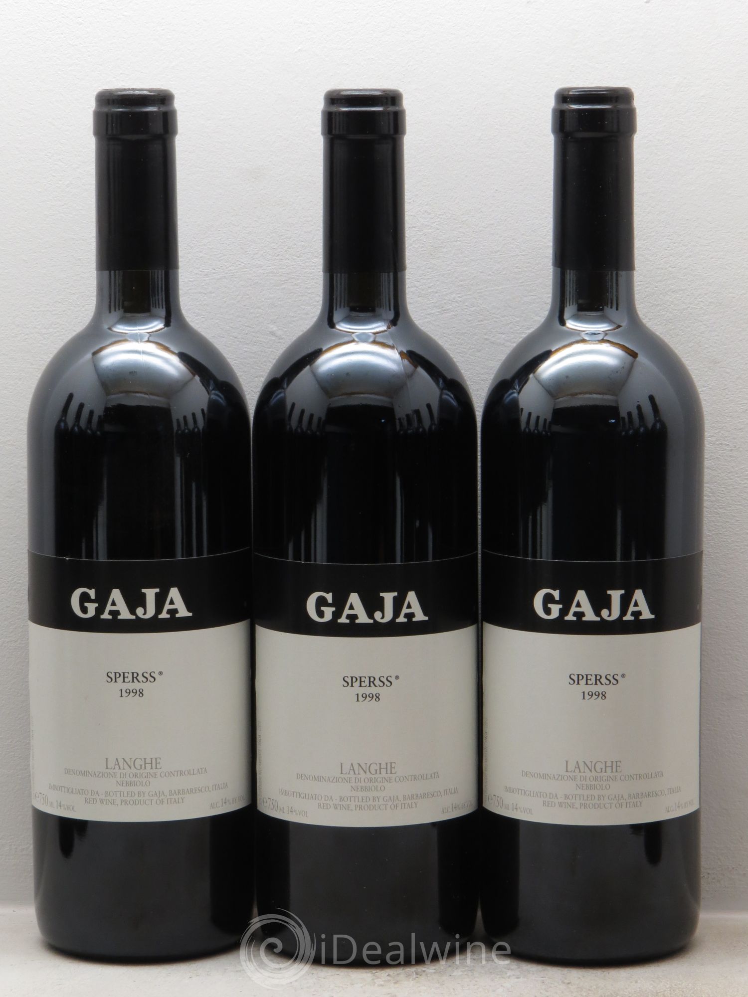 Barolo DOCG Sperss Angelo Gaja 1998 - Lot de 12 bouteilles - 1