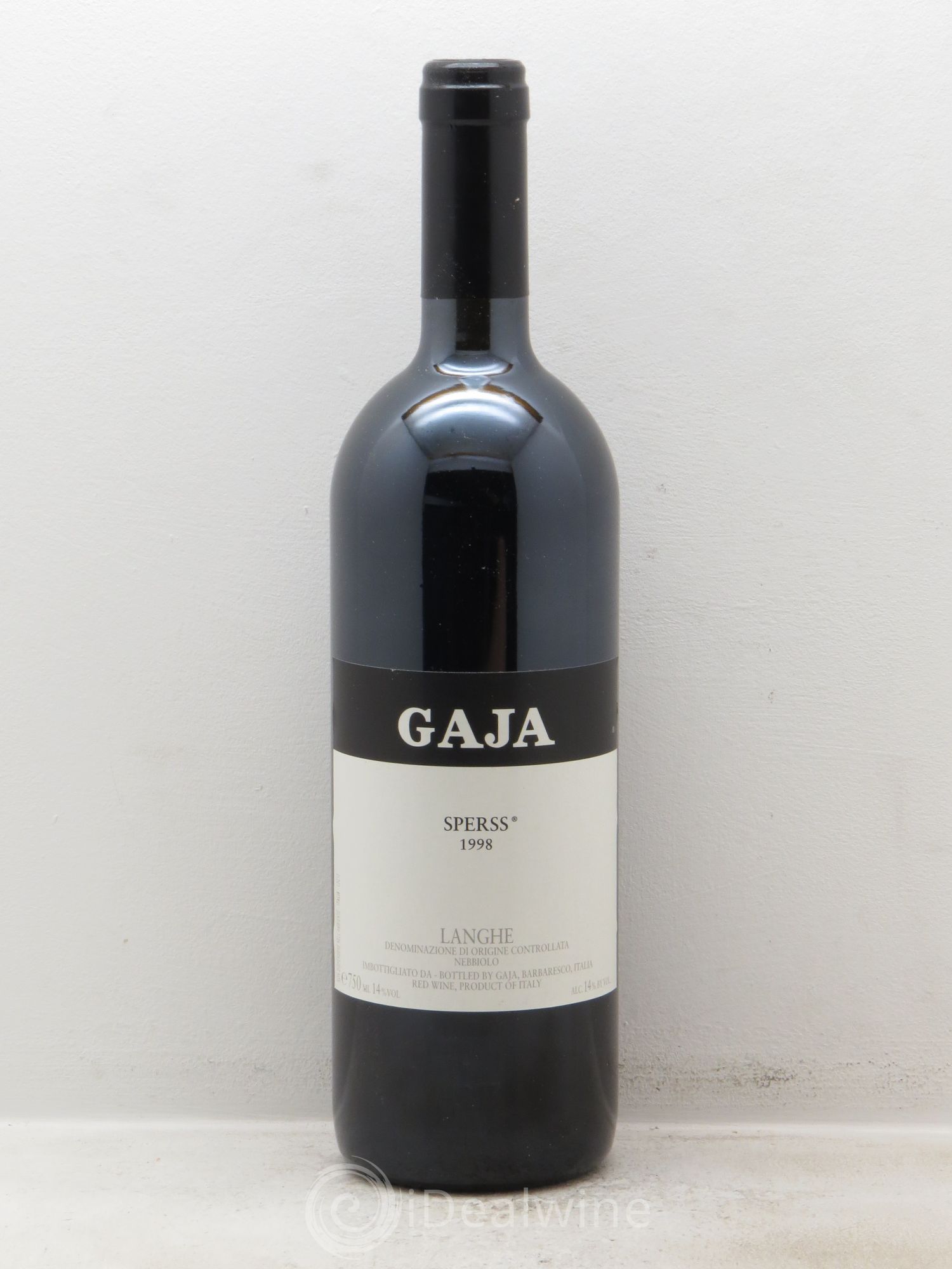 Langhe Sperss Angelo Gaja 1998 - Lot de 1 bouteille - 0
