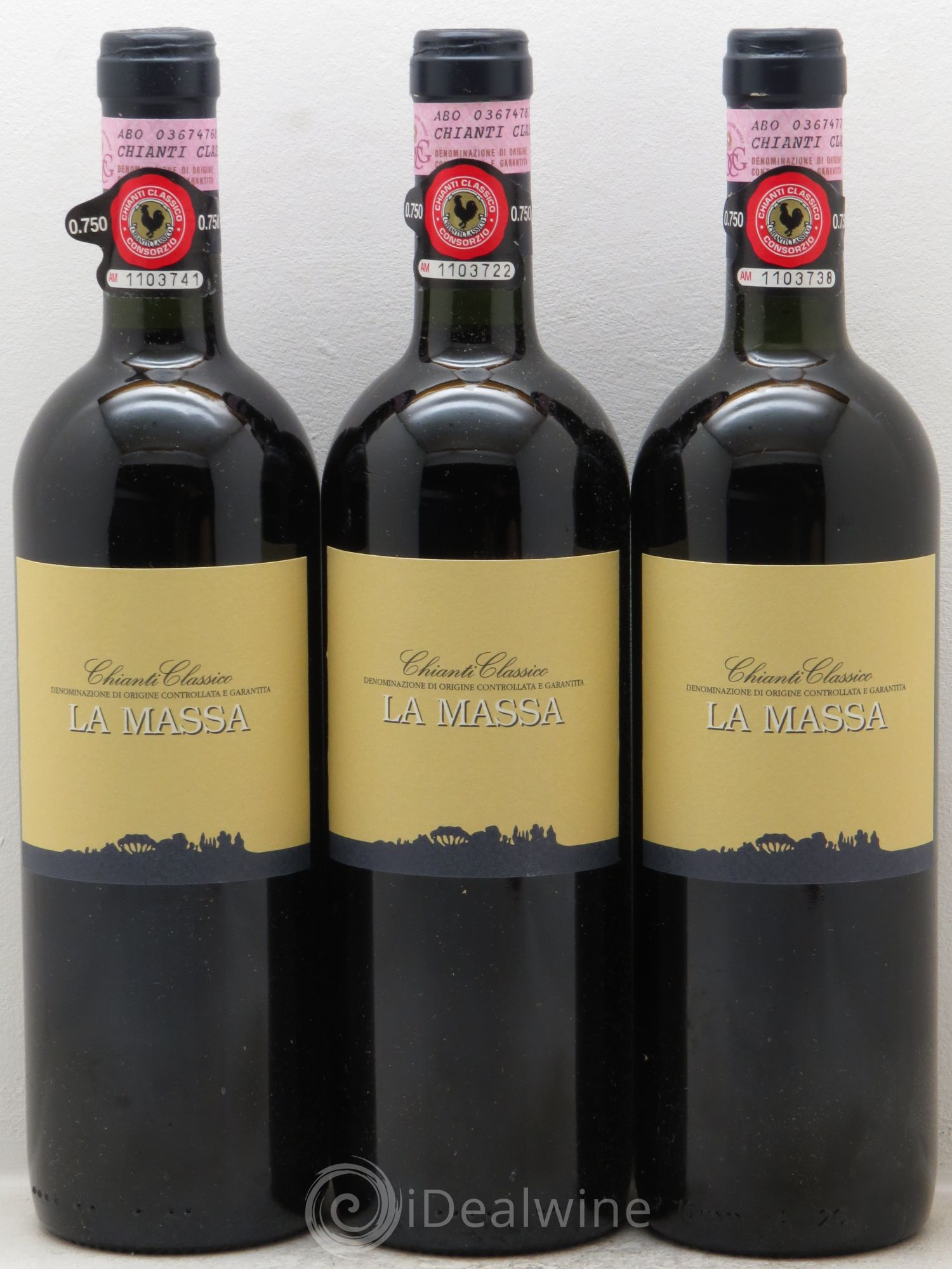 Chianti Classico DOCG la Massa 1998 - Lot de 3 bouteilles - 0