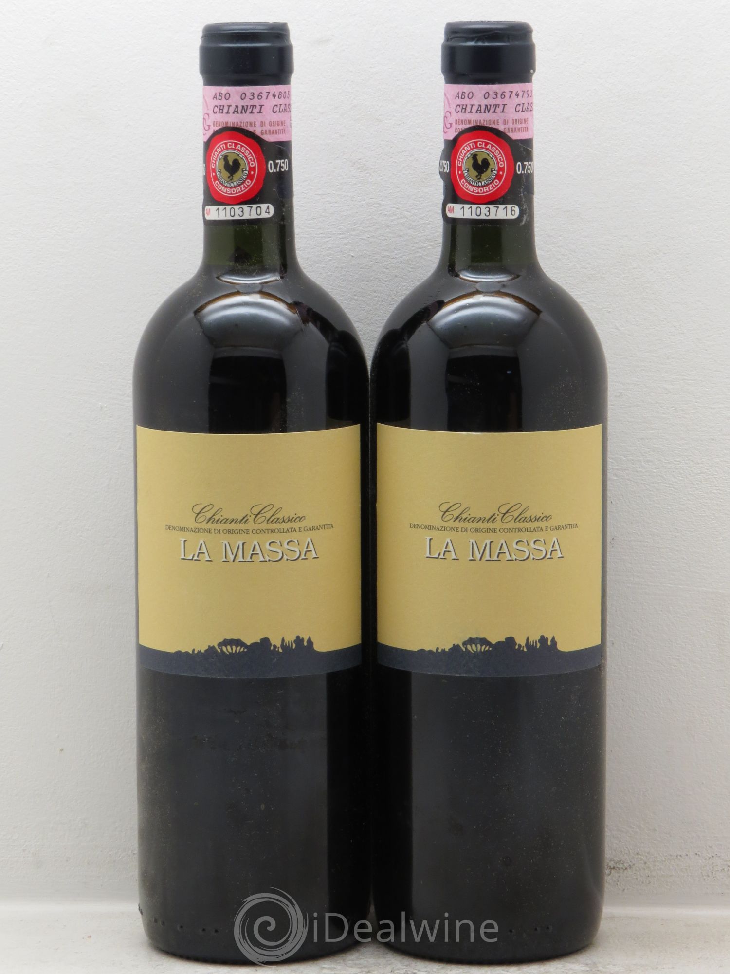 Chianti Classico DOCG la Massa 1998 - Lot de 2 bouteilles - 0