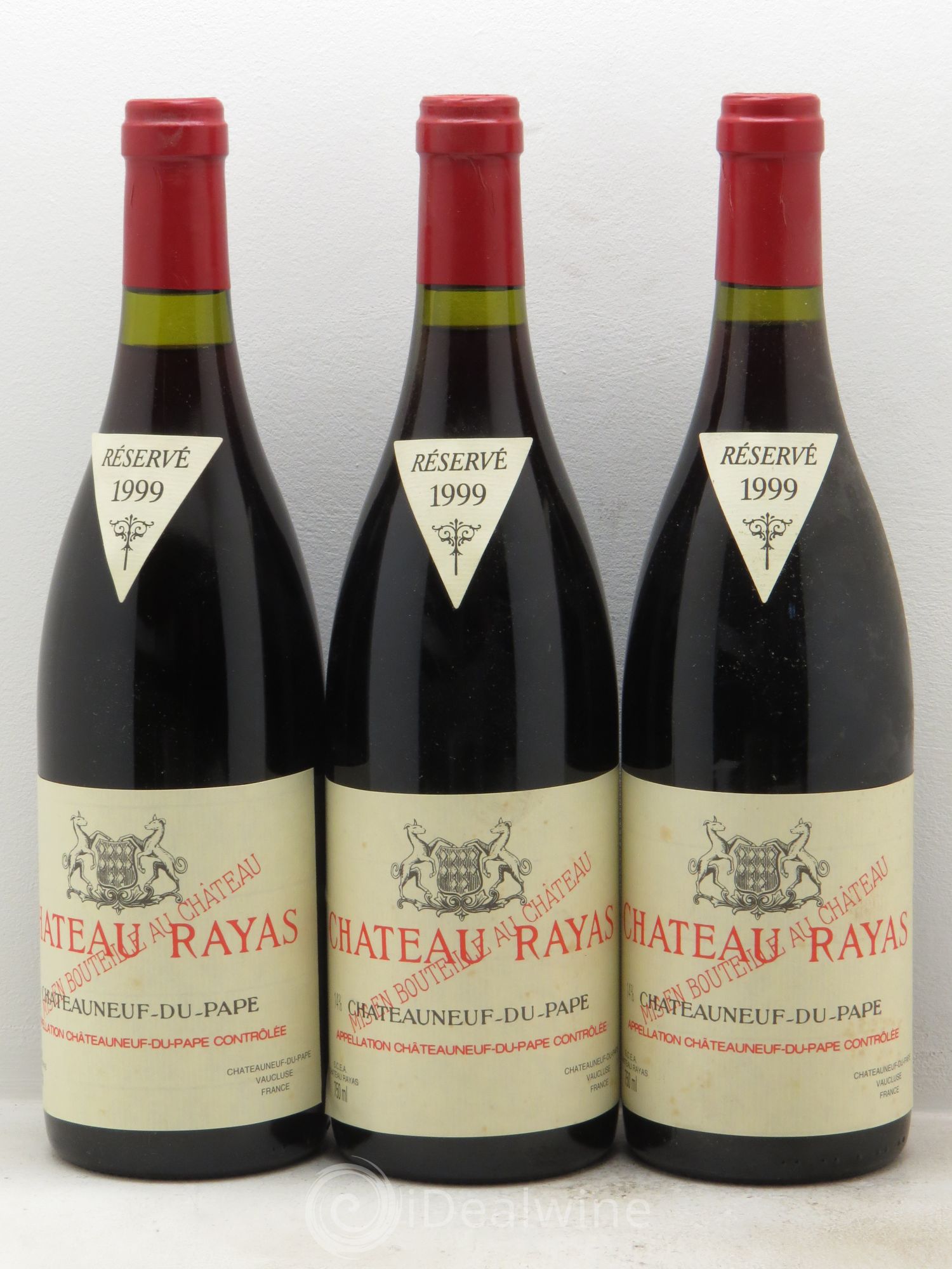 Châteauneuf-du-Pape Château Rayas Emmanuel Reynaud 1999 - Lot de 3 bouteilles - 0