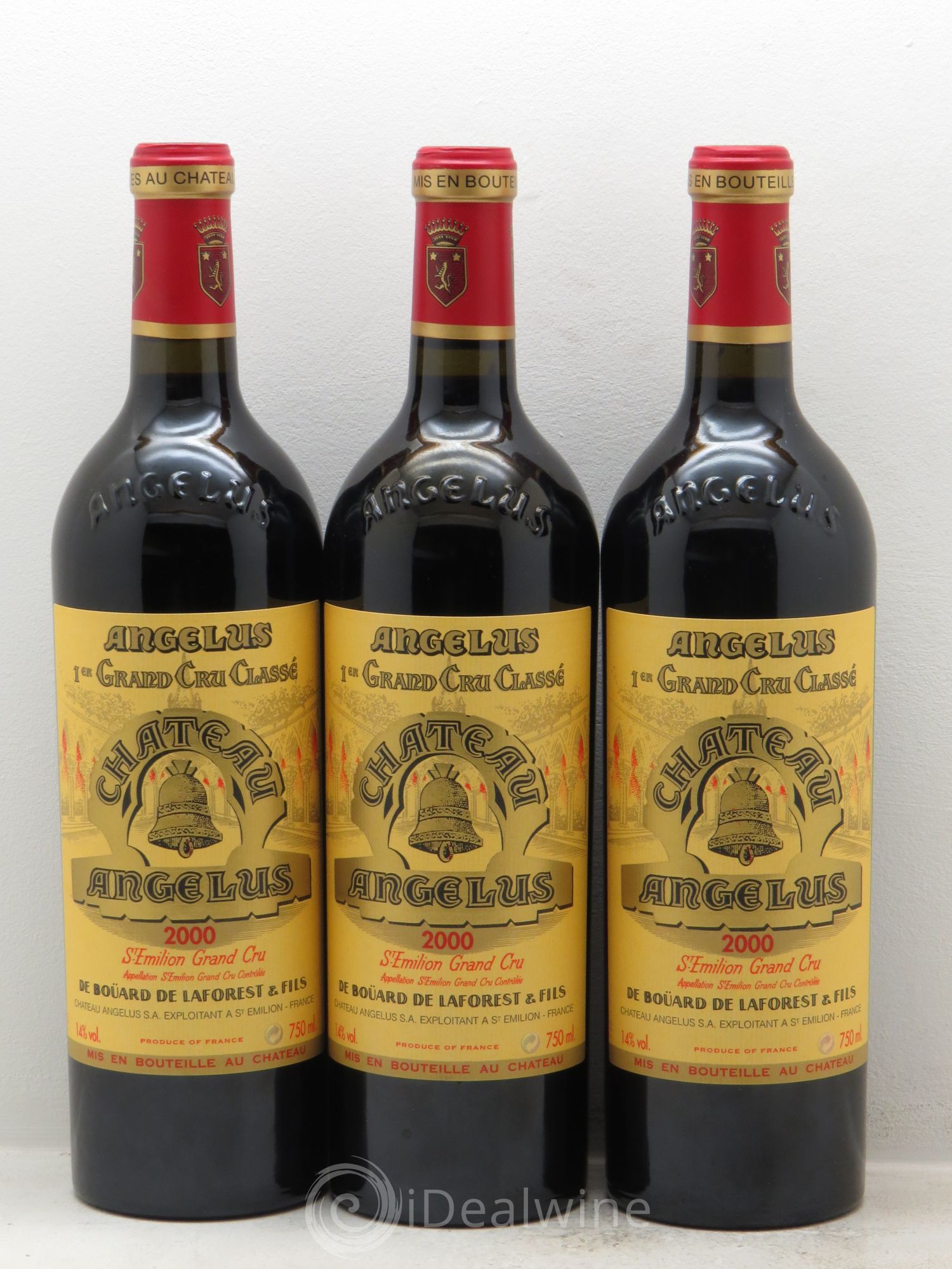 Château Angélus 1er Grand Cru Classé A 2000 - Lot de 6 bouteilles - 2