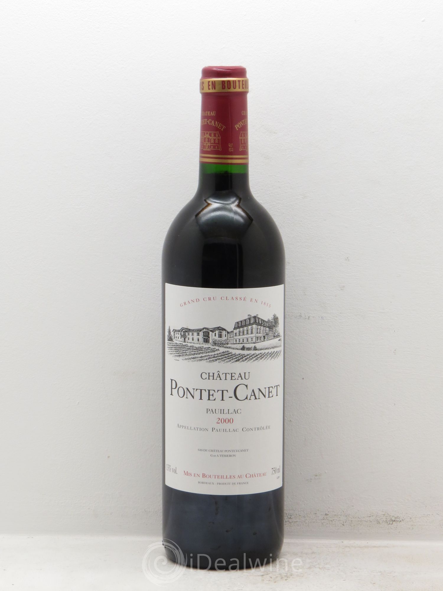 Château Pontet Canet 5ème Grand Cru Classé 2000 - Lot de 12 bouteilles - 0