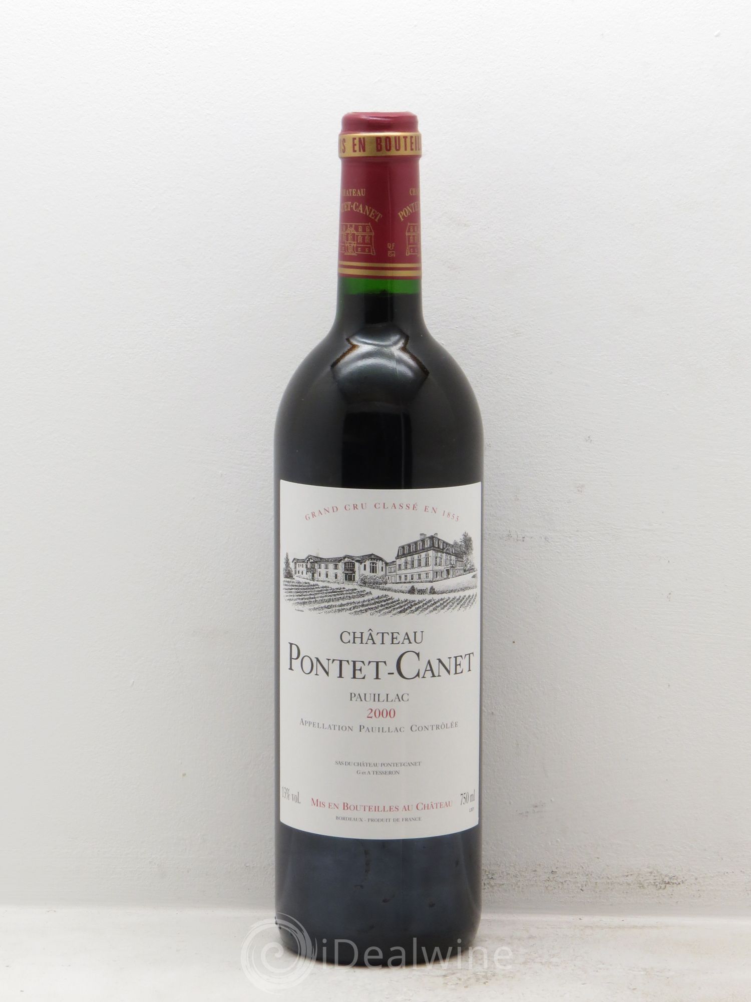 Château Pontet Canet 5ème Grand Cru Classé 2000 - Lot de 12 bouteilles - 0