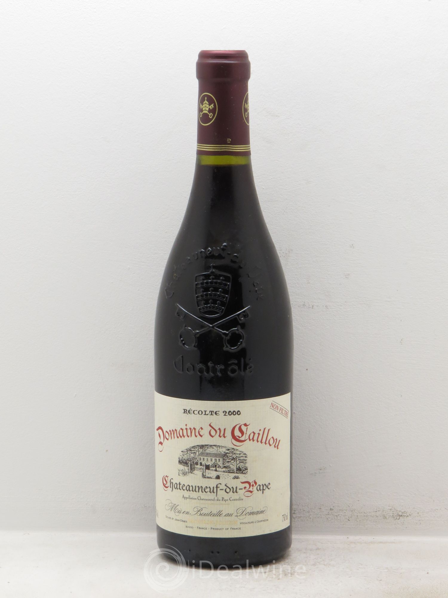 Châteauneuf-du-Pape Clos des Cailloux - Domaine Vacheron Pouizin 2000 - Posten von 6 Flaschen - 0