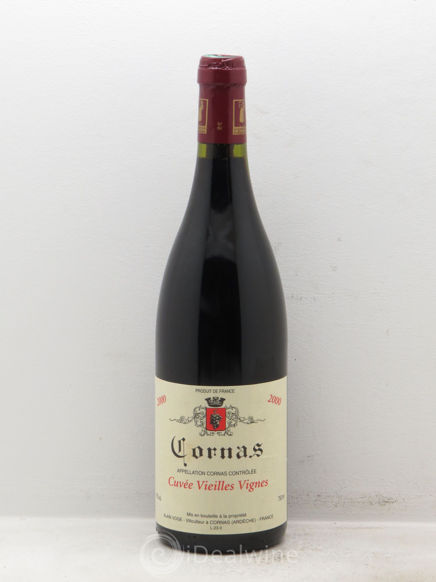 Cornas Les Vieilles Vignes Alain Voge (Domaine) 2000 - Lot de 6 bouteilles - 0