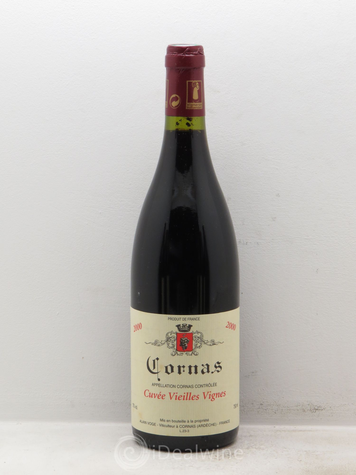 Cornas Les Vieilles Vignes Alain Voge (Domaine) 2000 - Lot de 6 bouteilles - 0