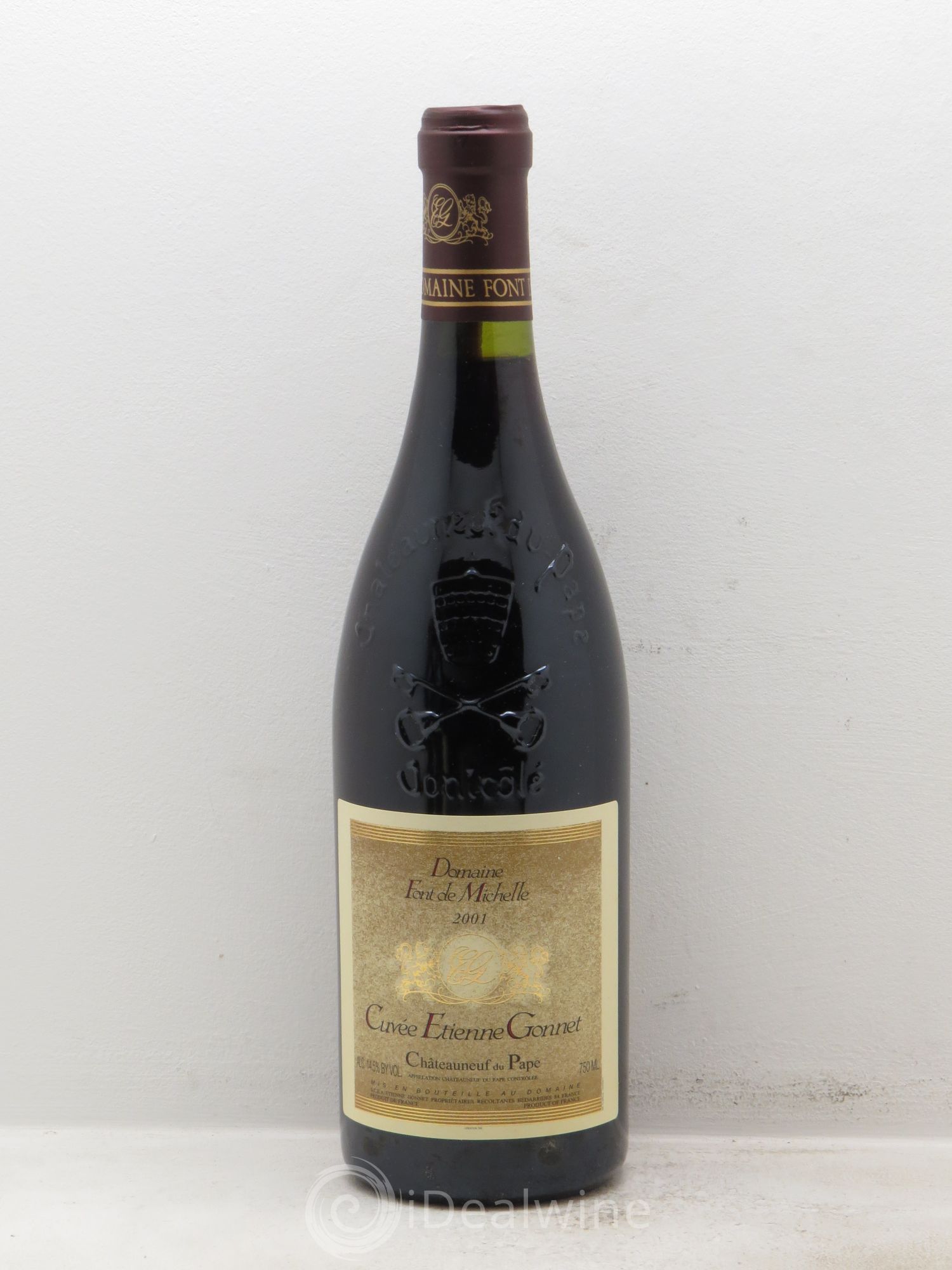 Châteauneuf-du-Pape Domaine Font de Michelle Cuvée Etienne Gonnet Famille Gonnet 2001 - Lot de 6 bouteilles - 0
