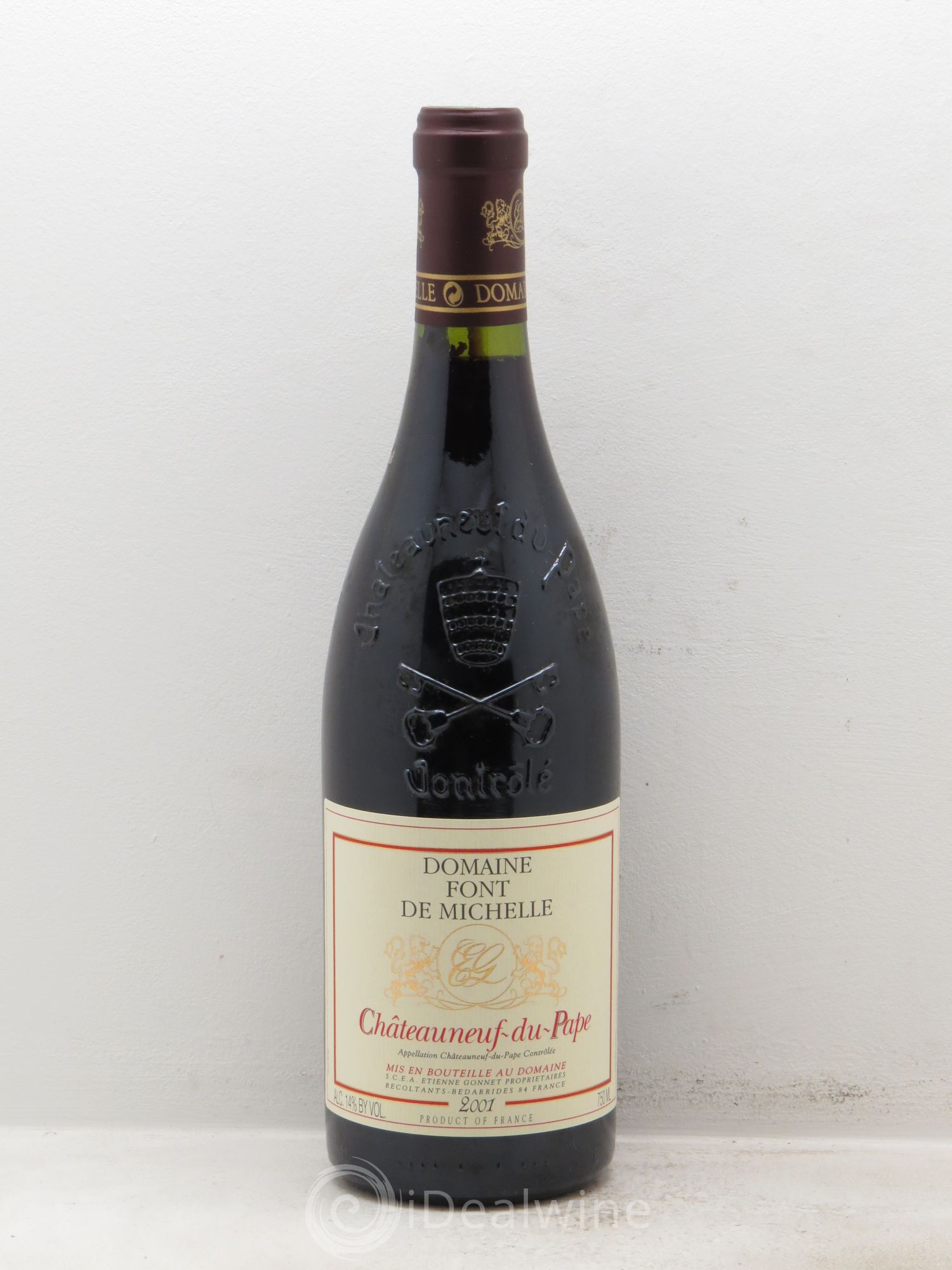 Châteauneuf-du-Pape Domaine Font de Michelle Famille Gonnet Cuvée Tradition 2001 - Lot de 12 bouteilles - 0
