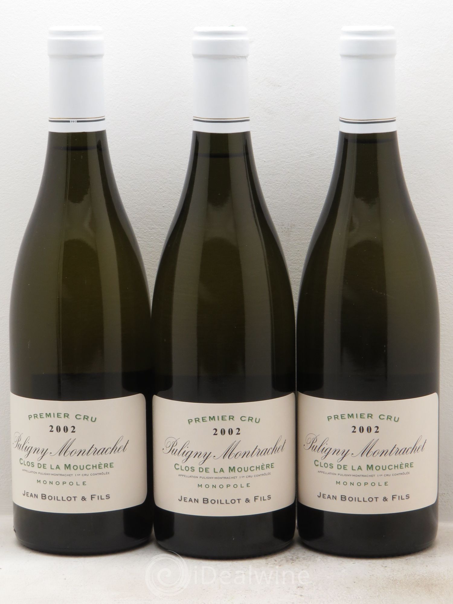 Puligny-Montrachet 1er Cru Domaine Jean Boillot 2002 - Posten von 3 Flaschen - 0
