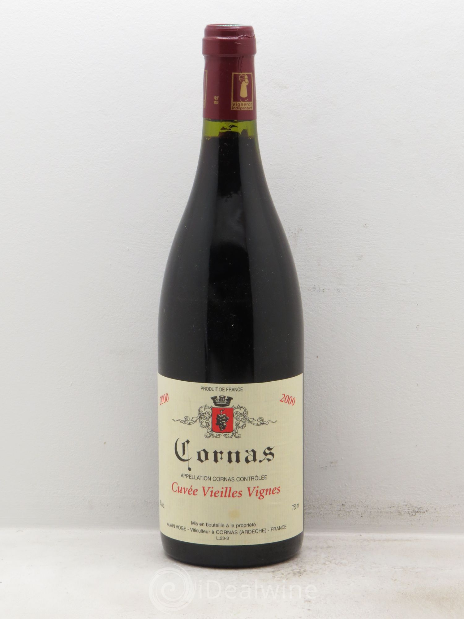 Cornas Les Vieilles Vignes Alain Voge (Domaine) 2000 - Lot de 12 bouteilles - 0