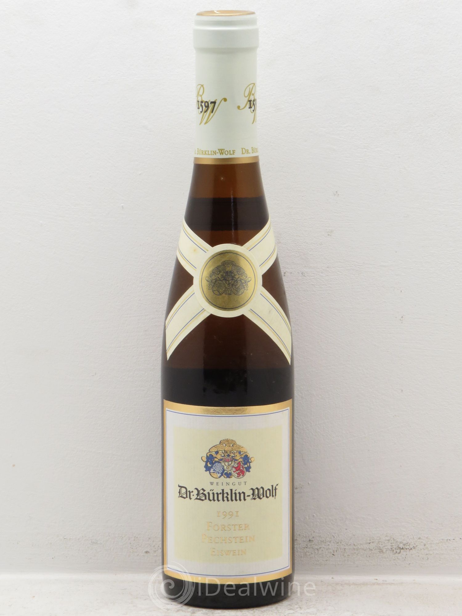 Allemagne Rheingau Forster Pechstein Eiswein Burklin Wolf Vin de Glace 1991 - Posten von 1 Demi-Flasche - 0