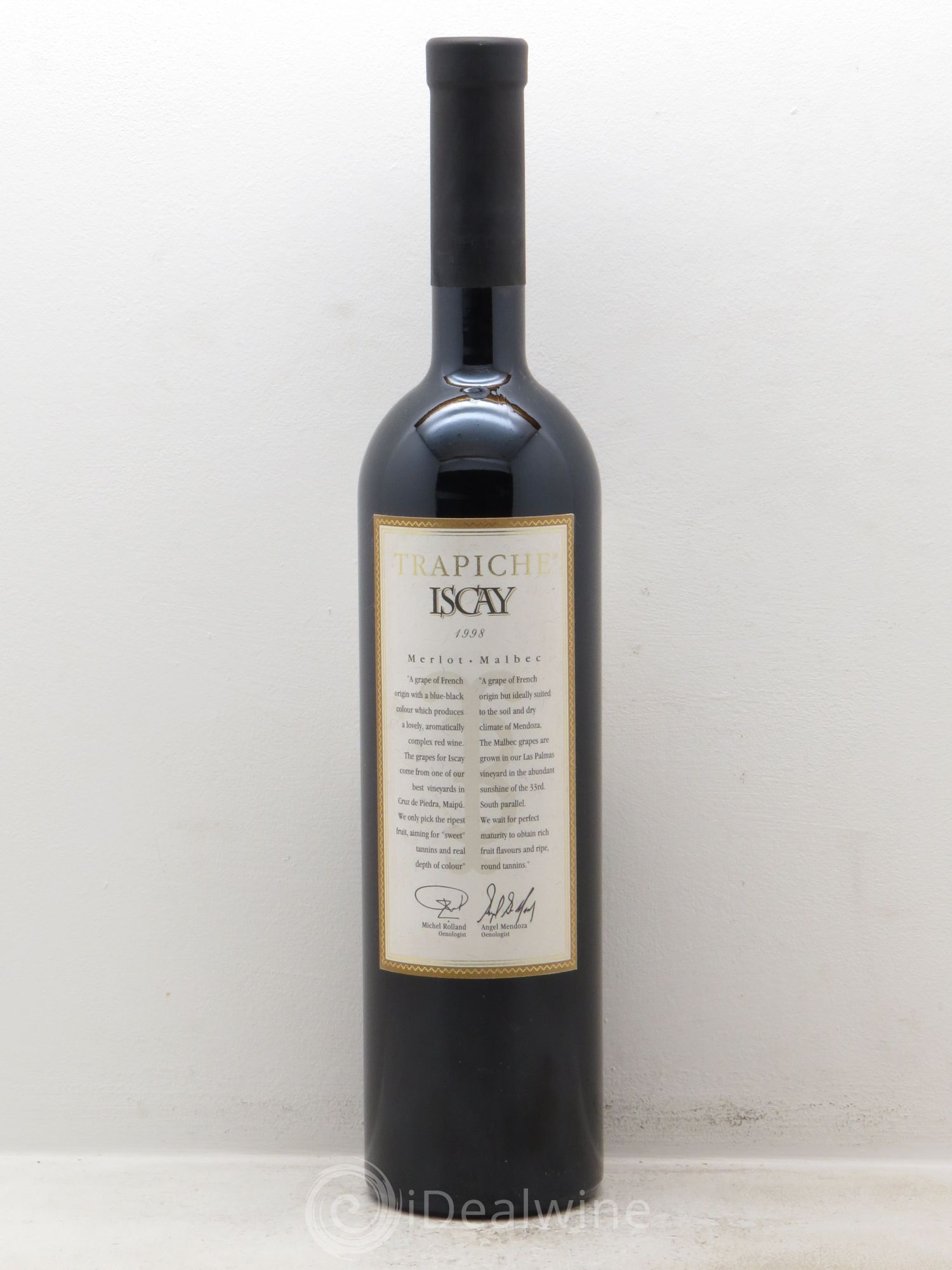 Mendoza Merlot Malbec Iscay Trapiche 1996 - Posten von 1 Flasche - 0