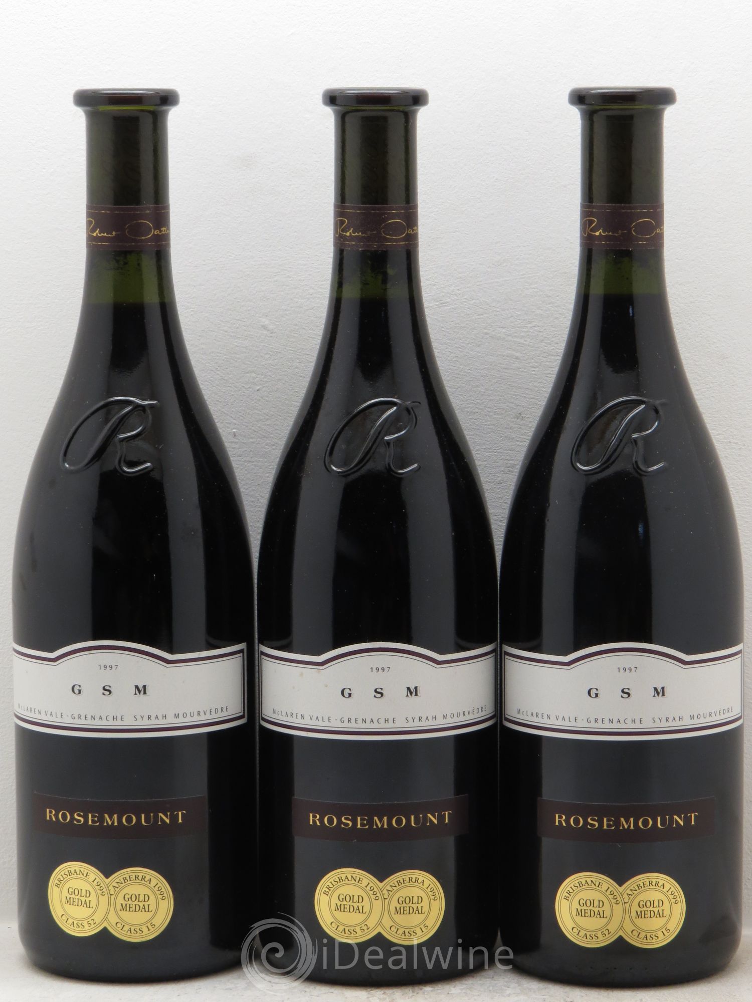 Australie Cuvée GSM (Grenache,Syrah, Mourvèdre) Rosemount Estate 1997 - Posten von 3 Flaschen - 0