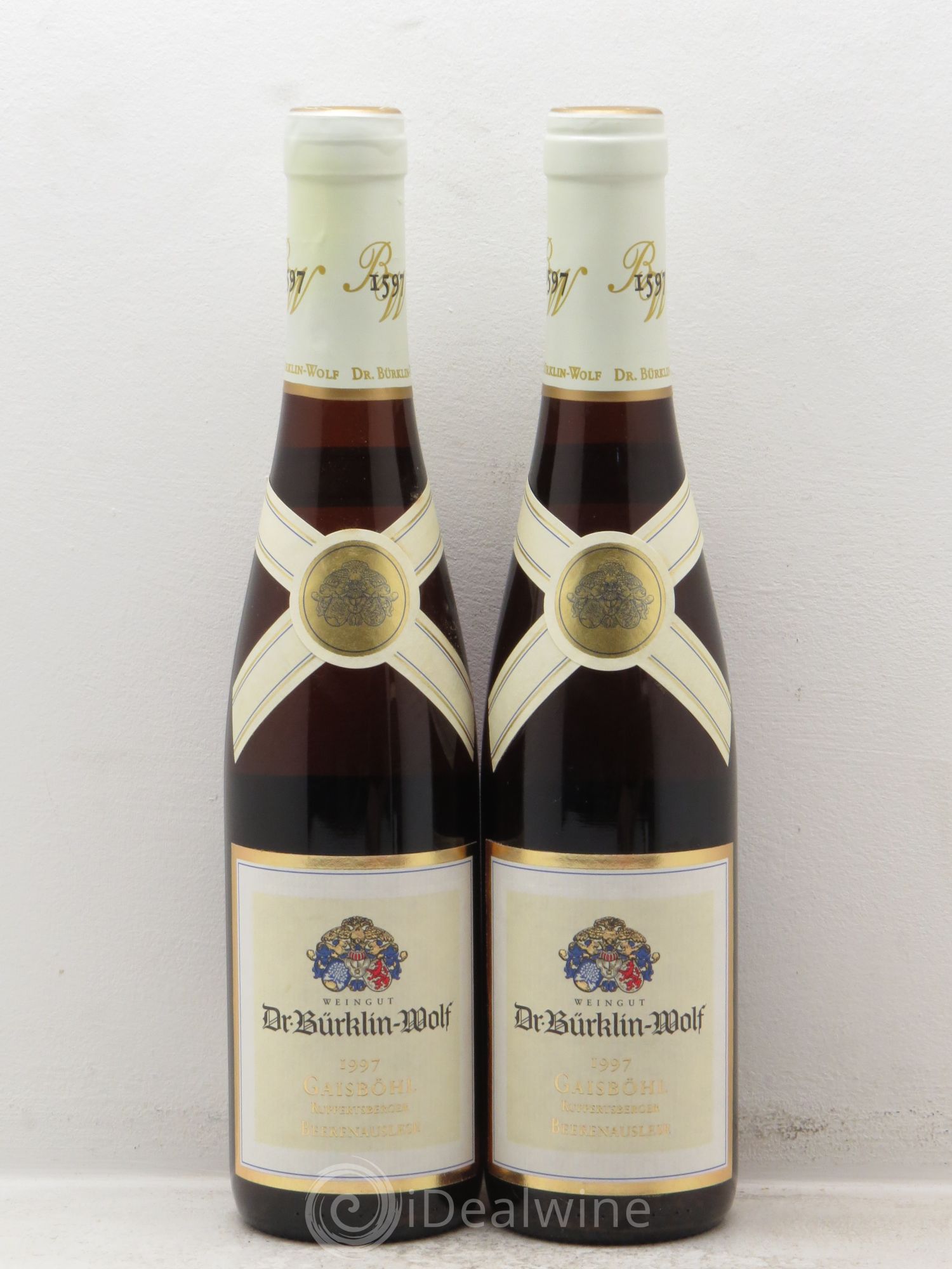 Riesling Gaisbhôl Beerenauslesee Burklin Wolf Liquoreux 1997 - Posten von 2 Demi-Flaschen - 0