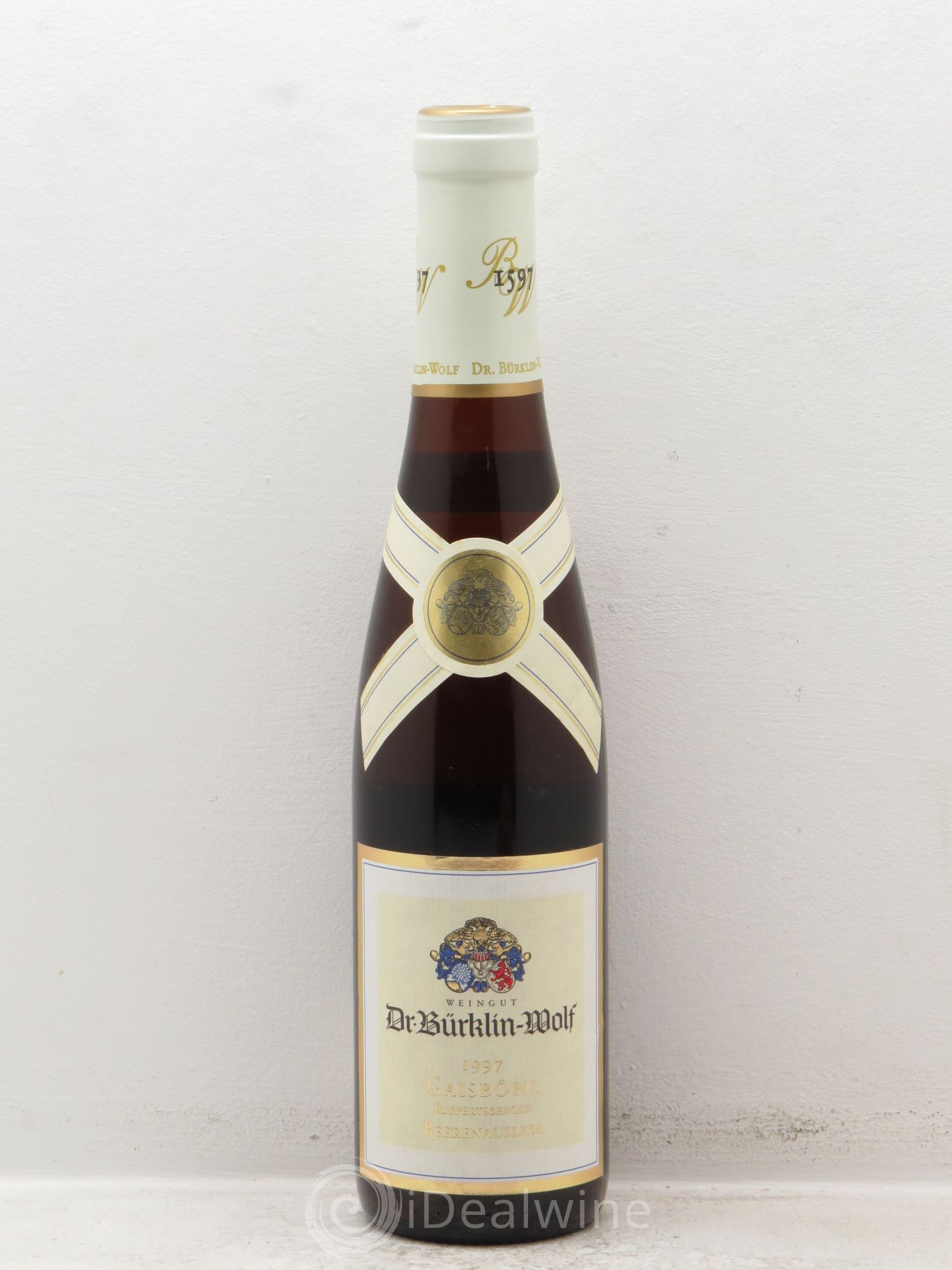 Riesling Gaisbhôl Beerenauslesee Burklin Wolf Liquoreux 1997 - Lotto di 1 mezza bottiglia - 0