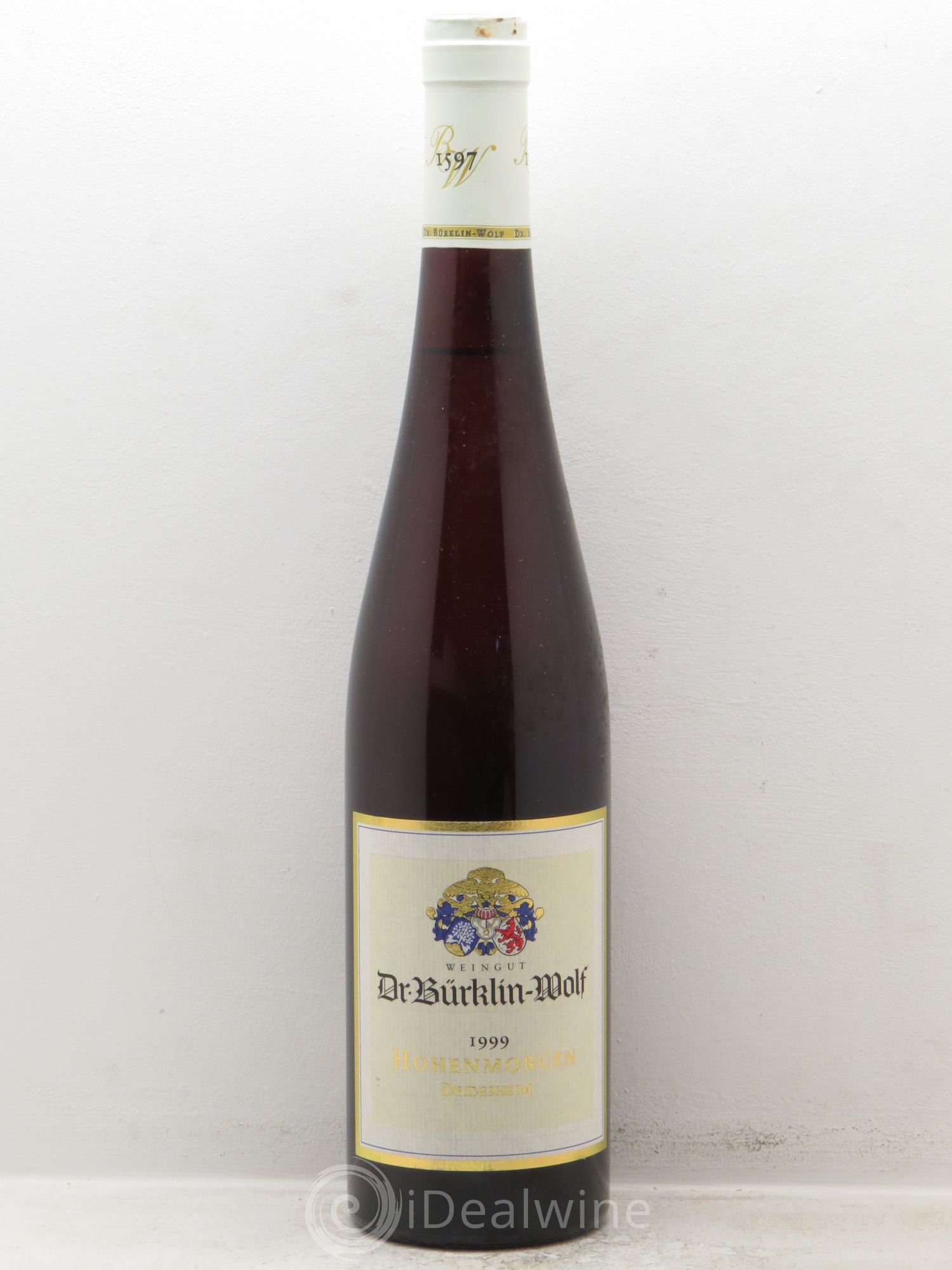 Riesling Riesling Hohenmorgen Diedesheim Grand Cru Burklin Wolf Spatlese 1999 - Posten von 1 Flasche - 0